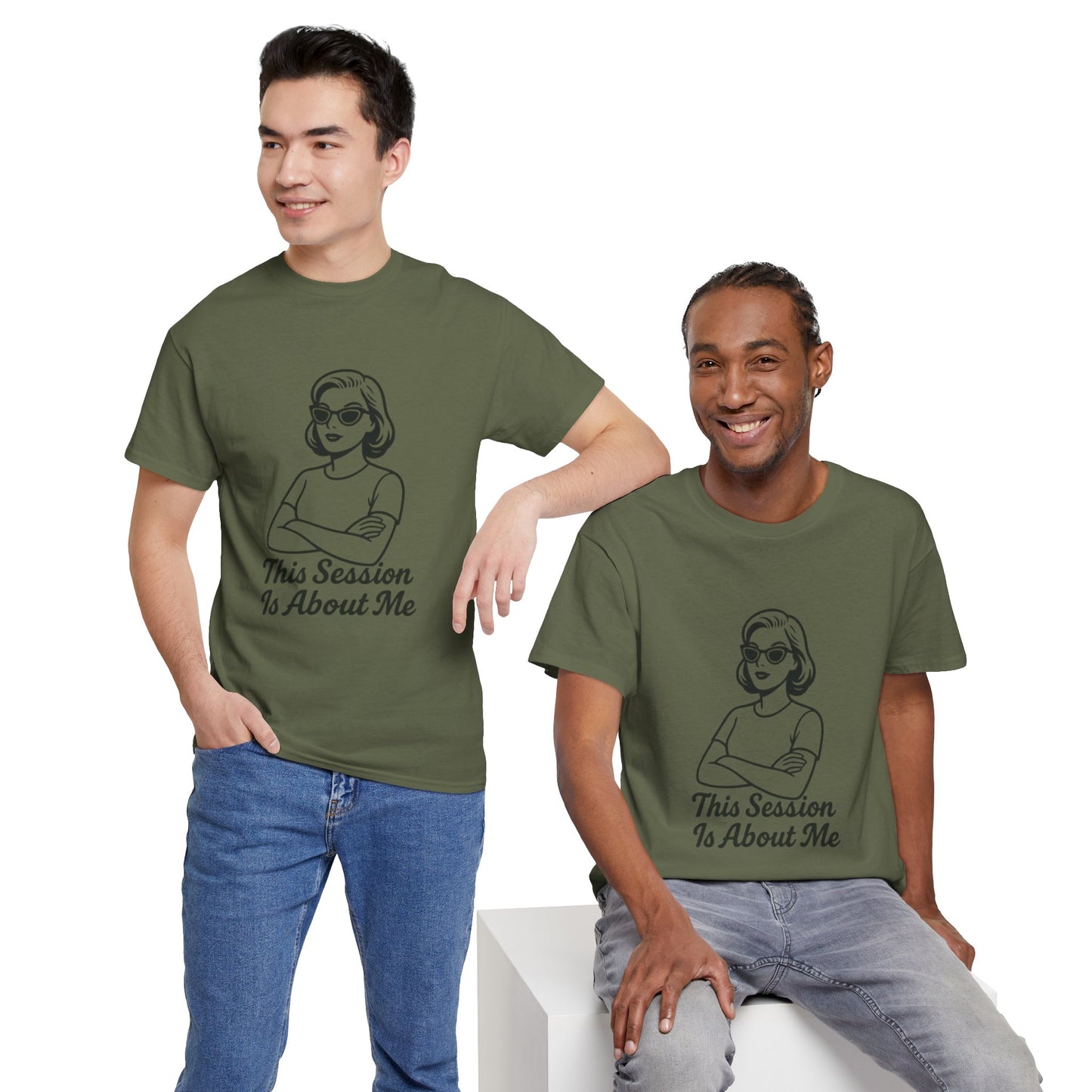 Empowered Statement Tee - This Session Is About Me