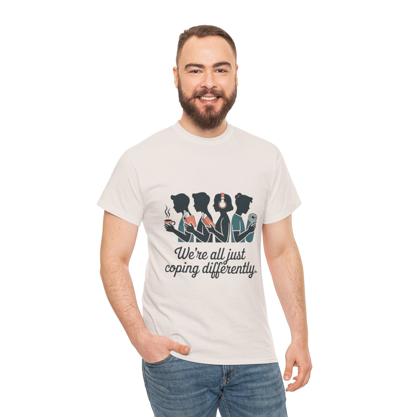 Coping Together Unisex Tee - Mental Health Awareness Apparel