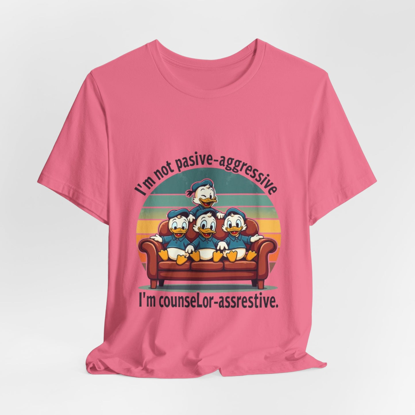 Unisex Jersey Short Sleeve T-Shirt -Funny Counsel-Assertive Tee