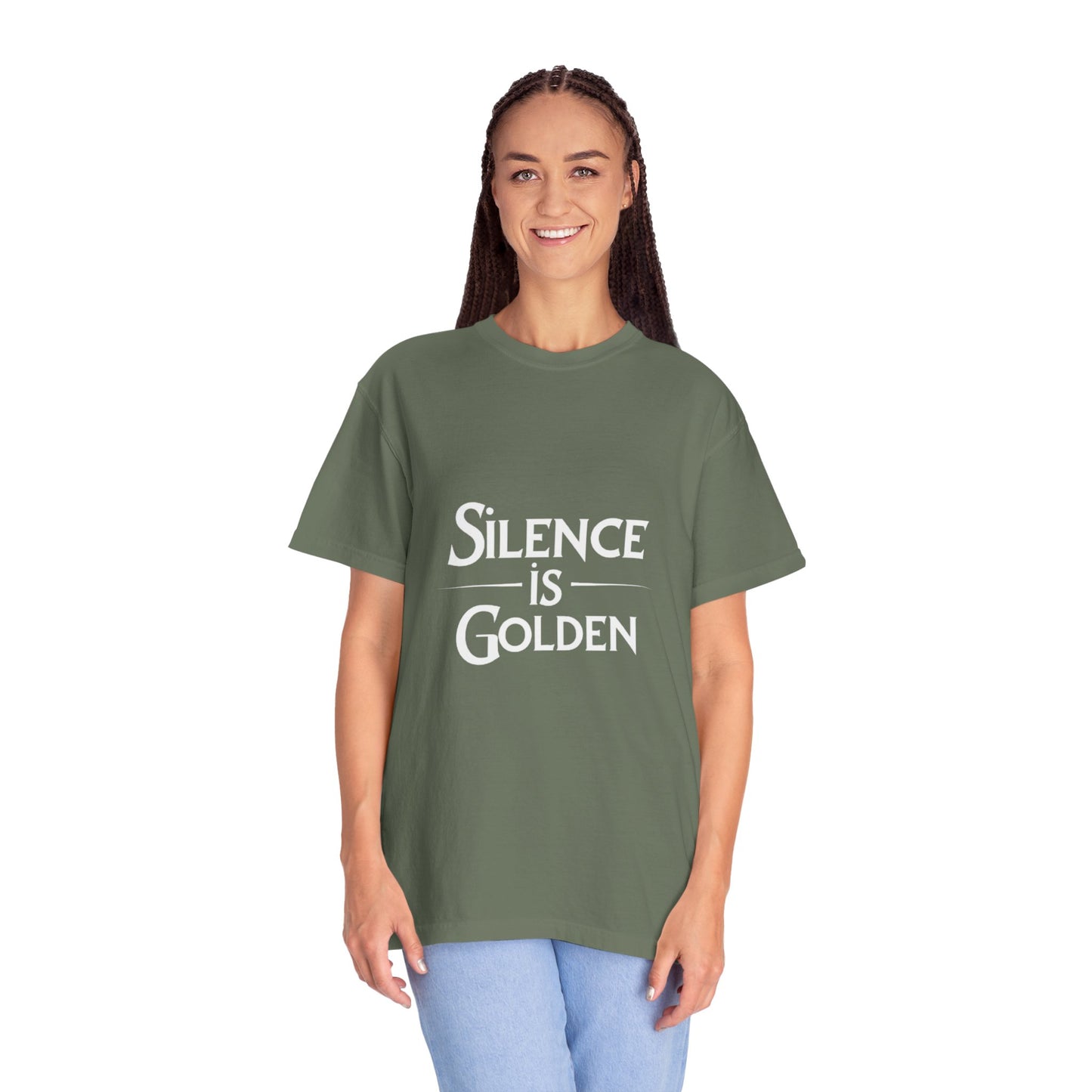Unisex Garment-Dyed T-Shirt | Silence is Golden