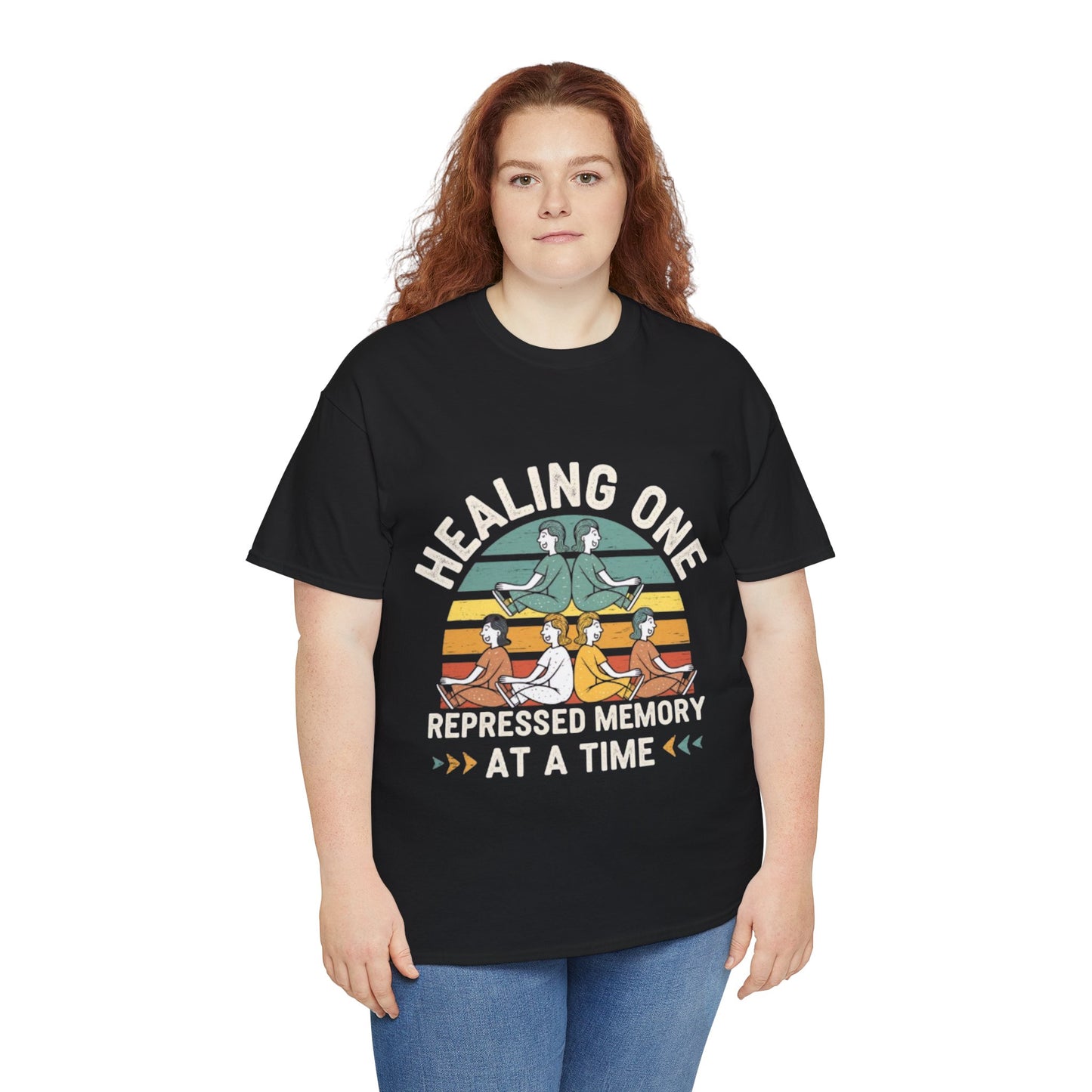 Unisex Heavy Cotton Tee -Healing repressed memories one at a time