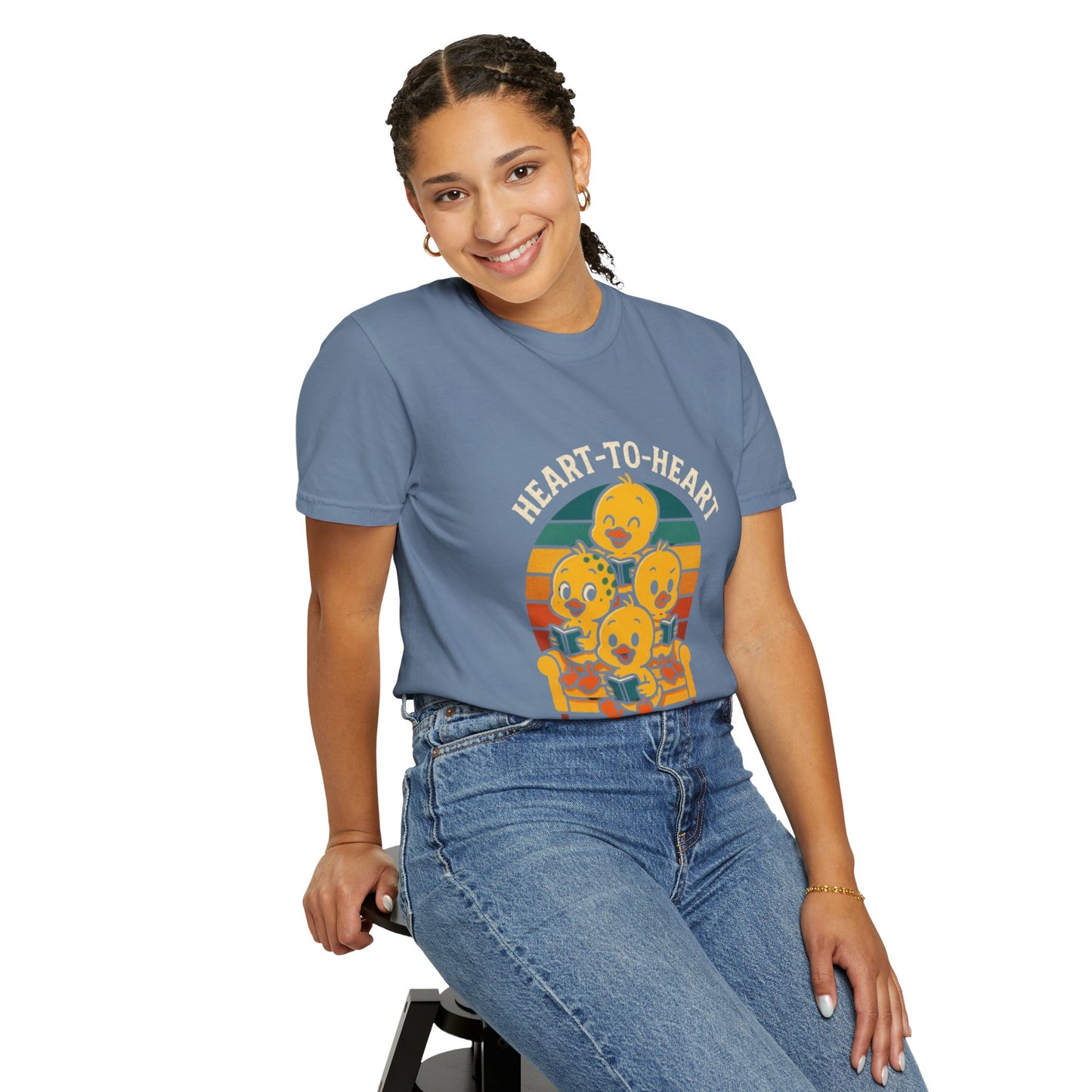 Unisex Garment-Dyed T-Shirt -Heart-to-Heart Talk