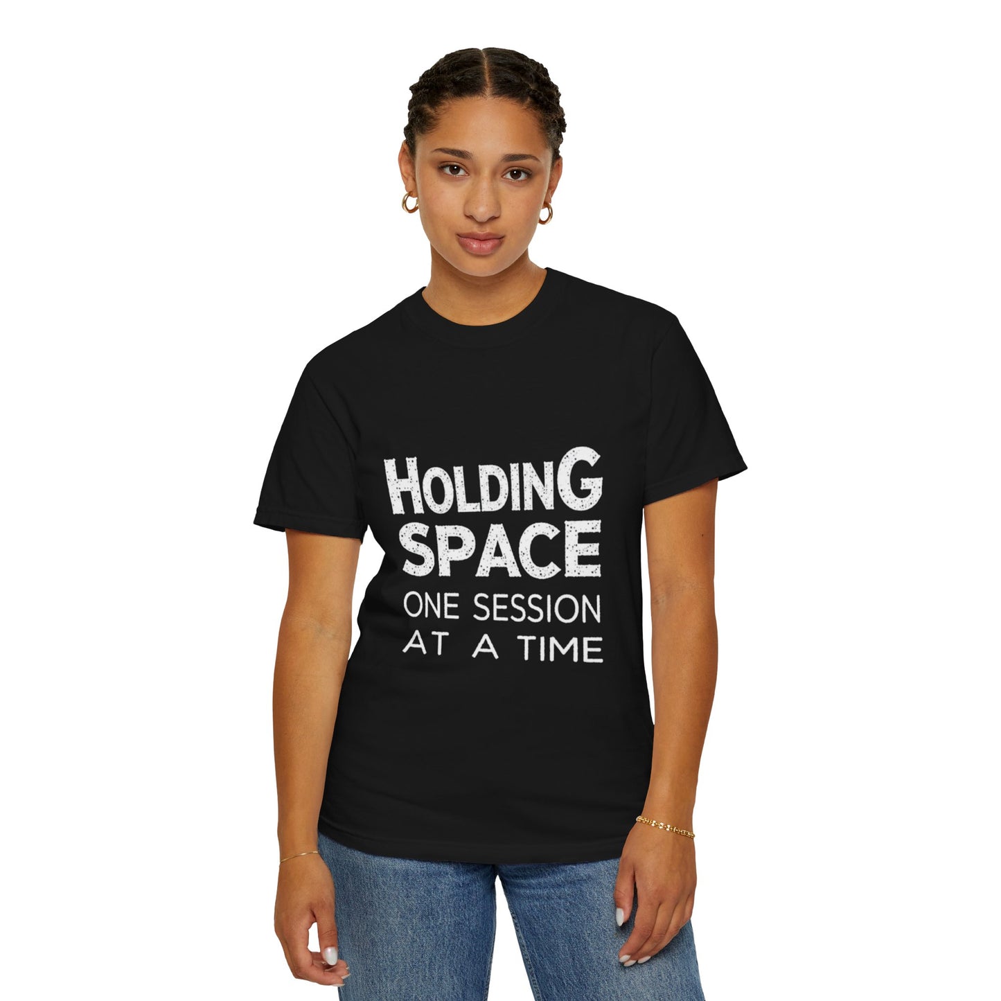 Unisex Garment-Dyed T-shirt -Holding Space