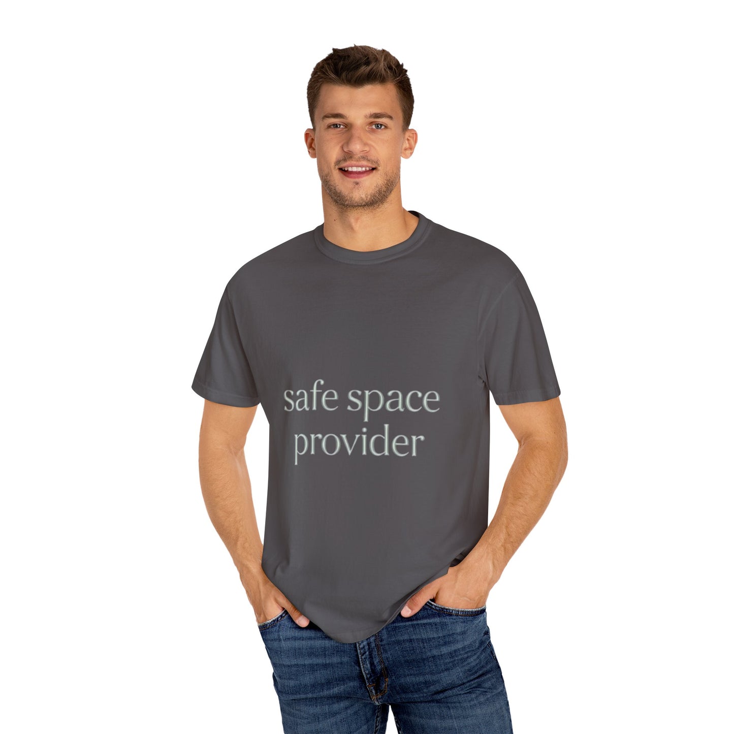 Unisex Garment-Dyed T-shirt -Safe Space Provider