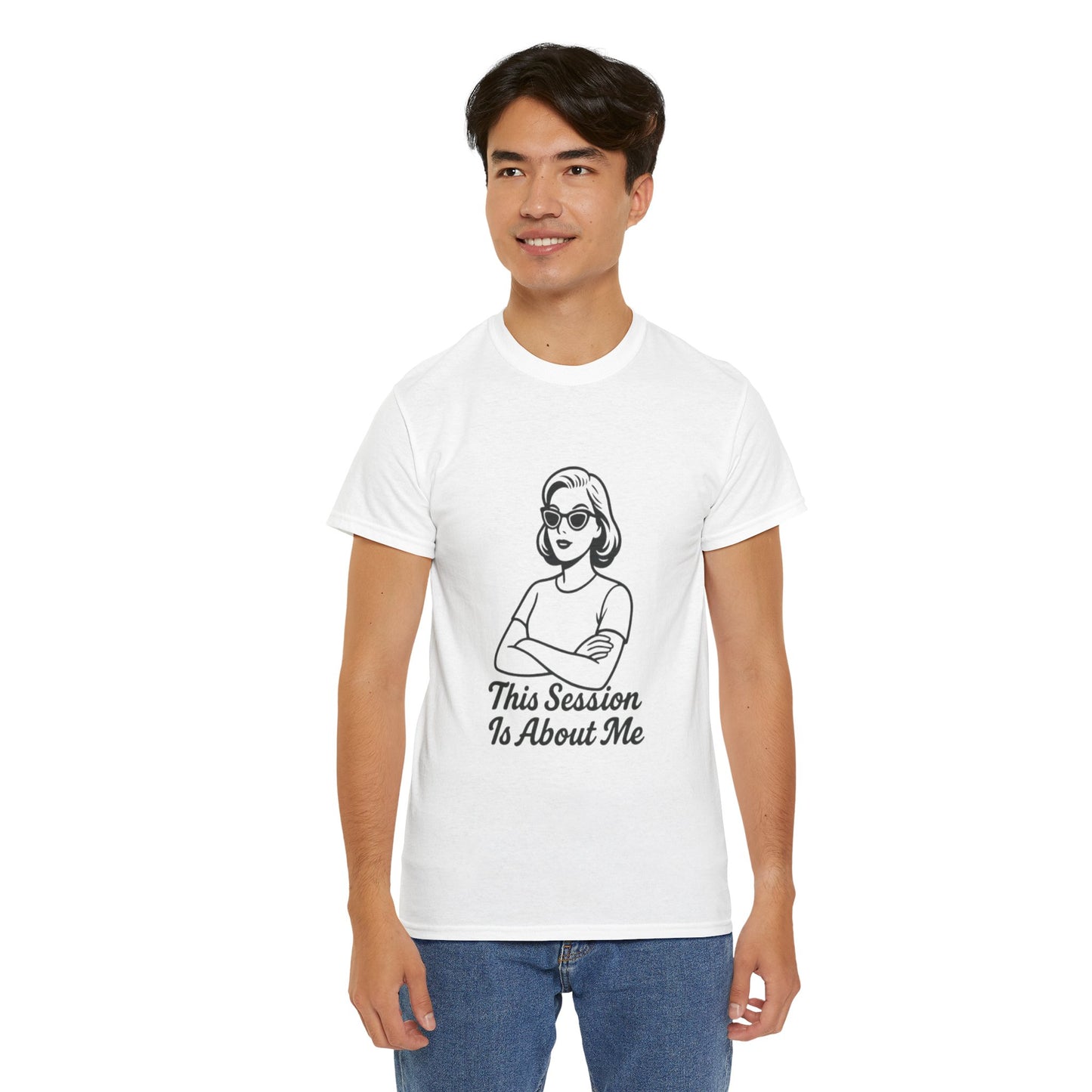 Empowered Statement Tee - This Session Is About Me