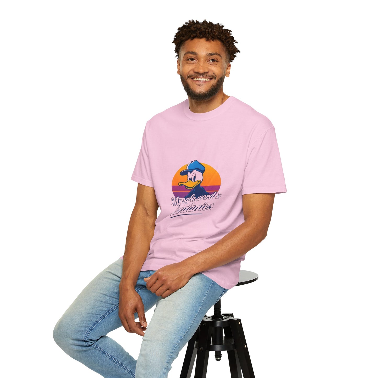 Unisex Garment-Dyed T-Shirt -My Safe Word Is Boundaries