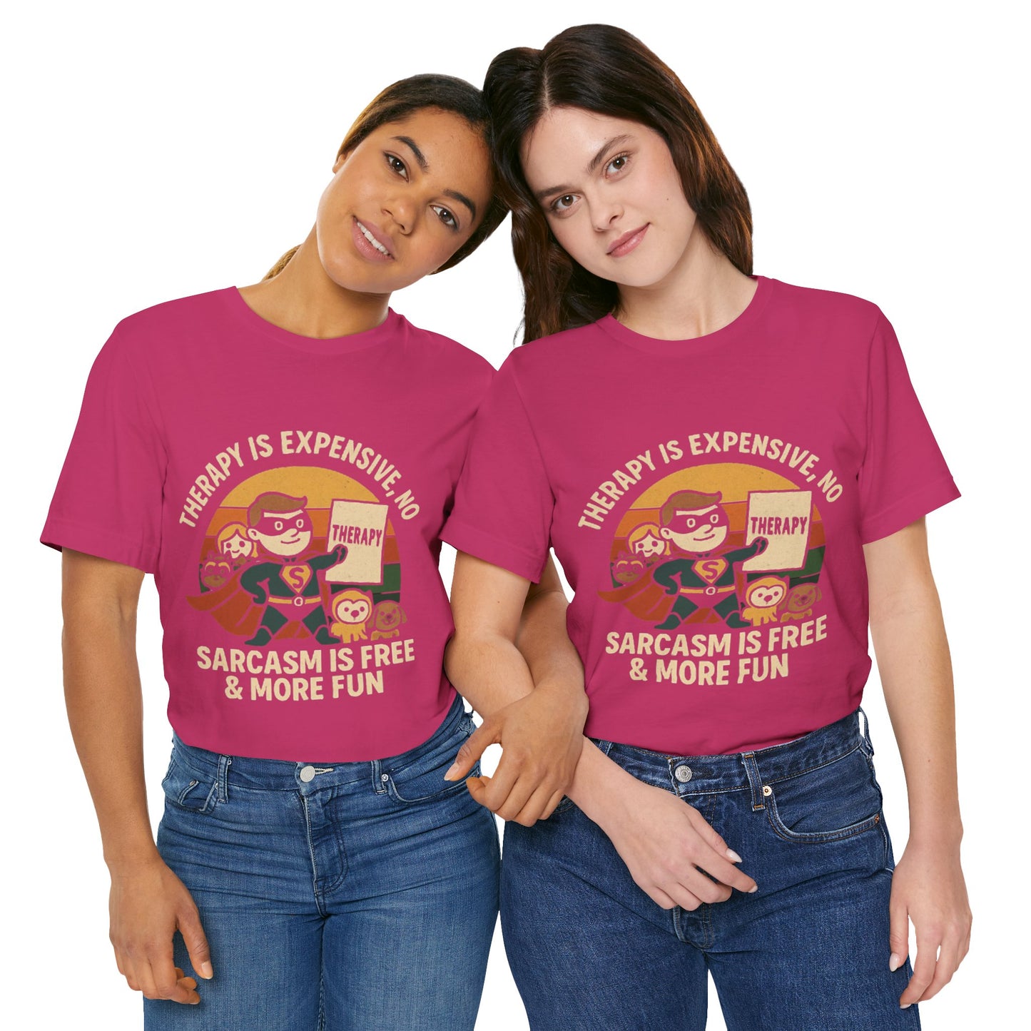 Therapy Humor Tee | Unisex Jersey Short Sleeve Tee, Mental Health Awareness