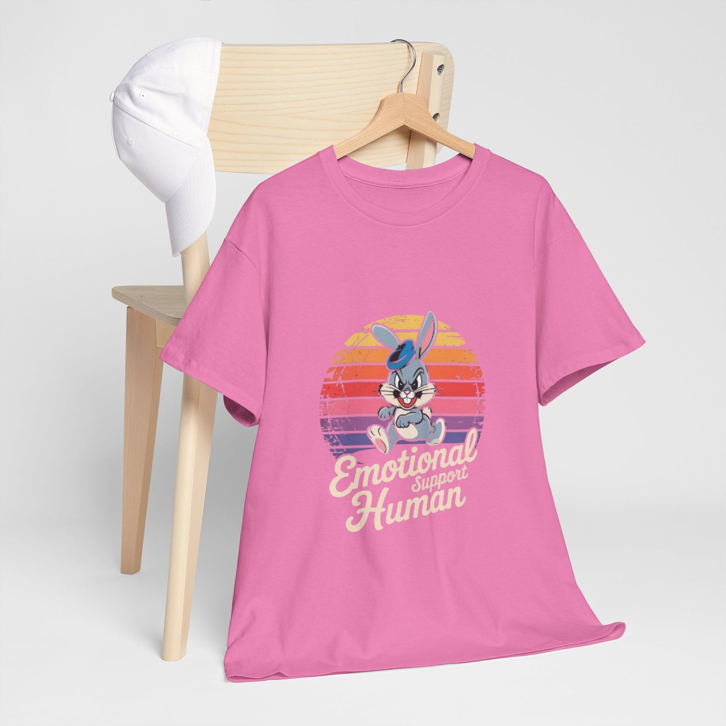 Unisex Heavy Cotton T-Shirt -Emotional Support Human Tee