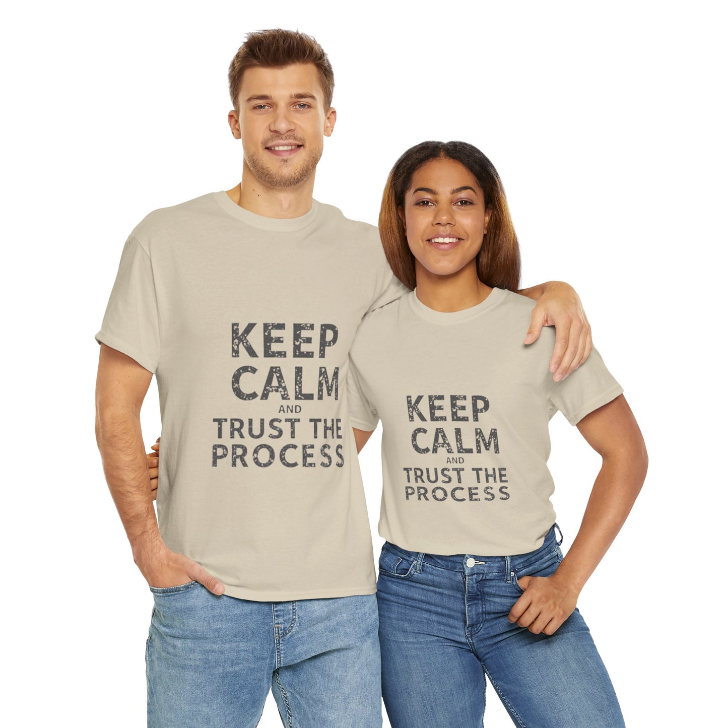 Unisex Heavy Cotton Tee -Keep Calm