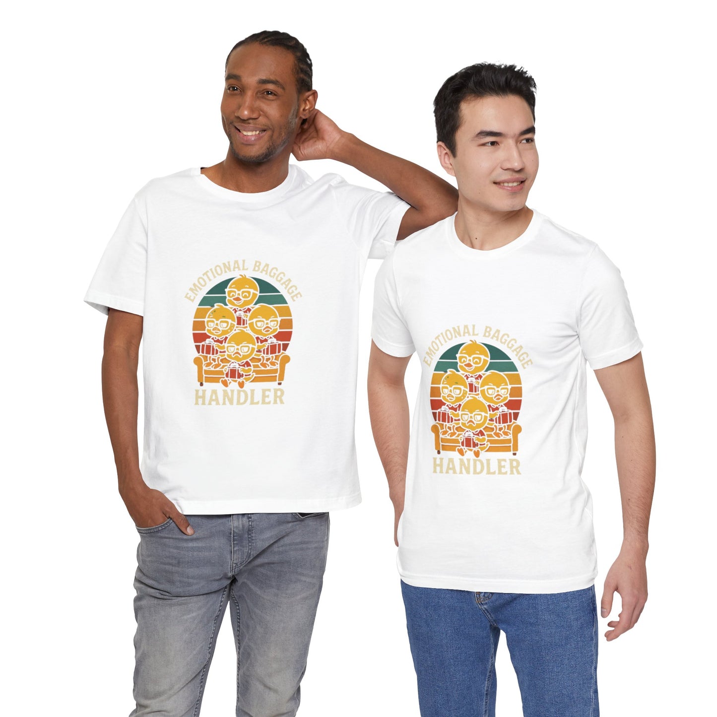 Unisex Jersey Short Sleeve T-Shirt - Emotional Baggage Handler