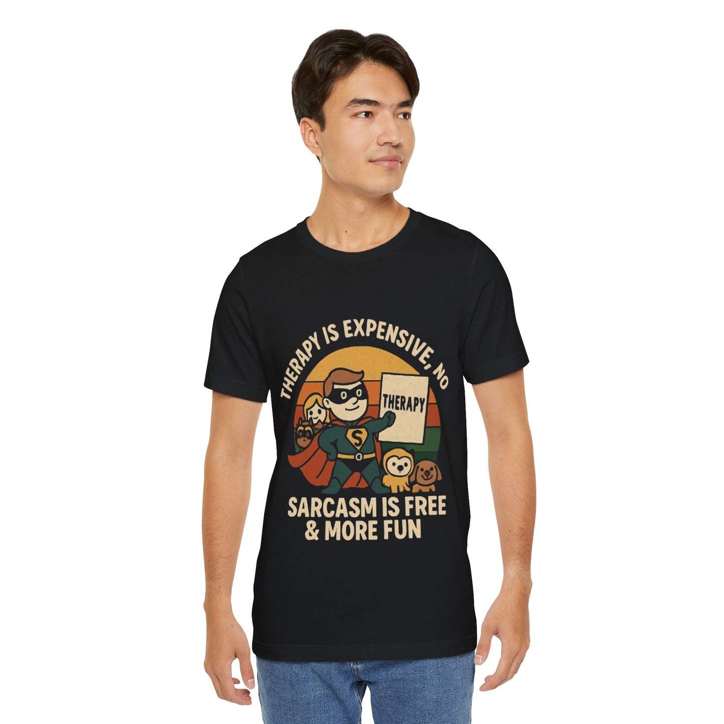 Therapy Humor Tee | Unisex Jersey Short Sleeve Tee, Mental Health Awareness