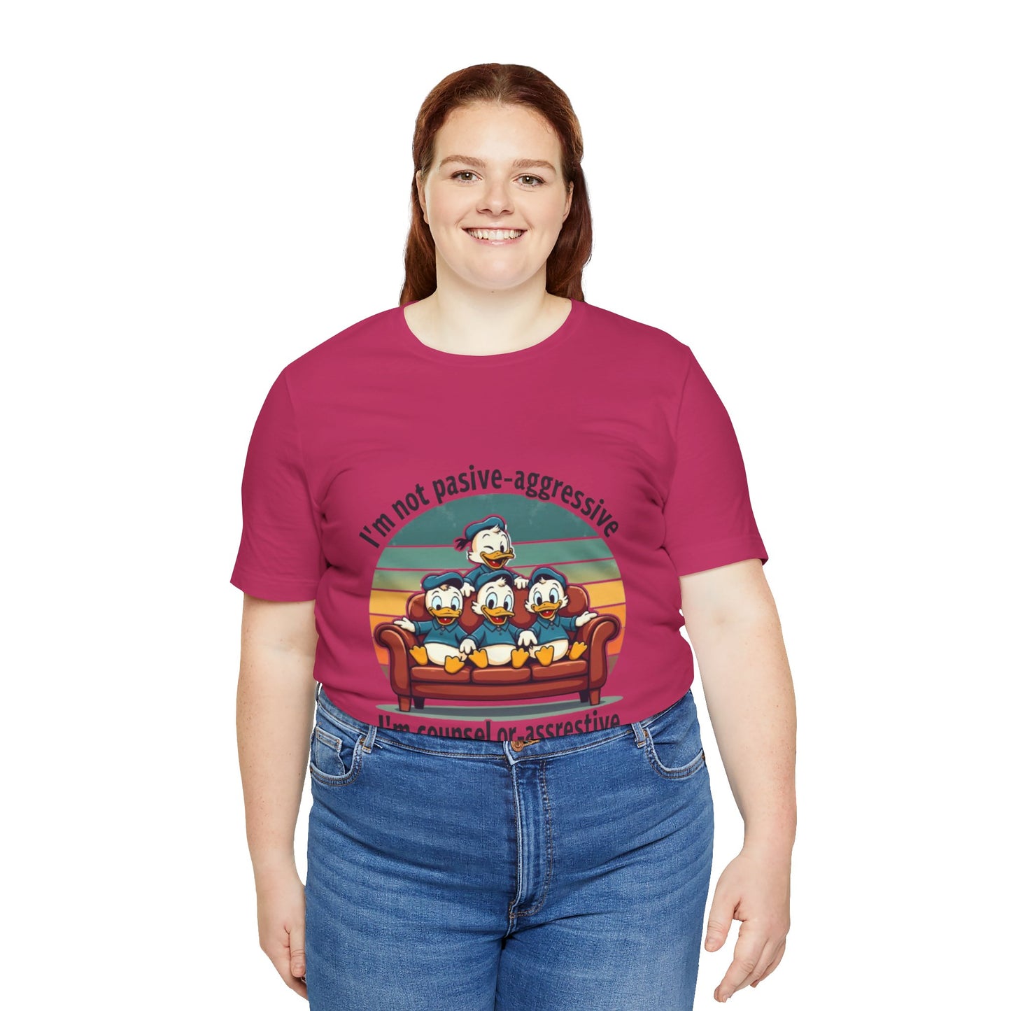 Unisex Jersey Short Sleeve T-Shirt -Funny Counsel-Assertive Tee