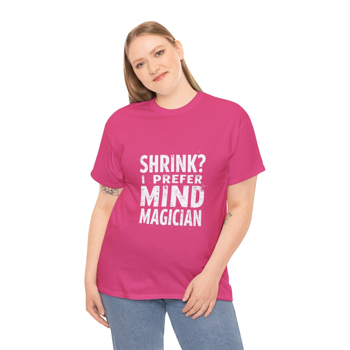 Unisex Heavy Cotton Tee -Mind Reading