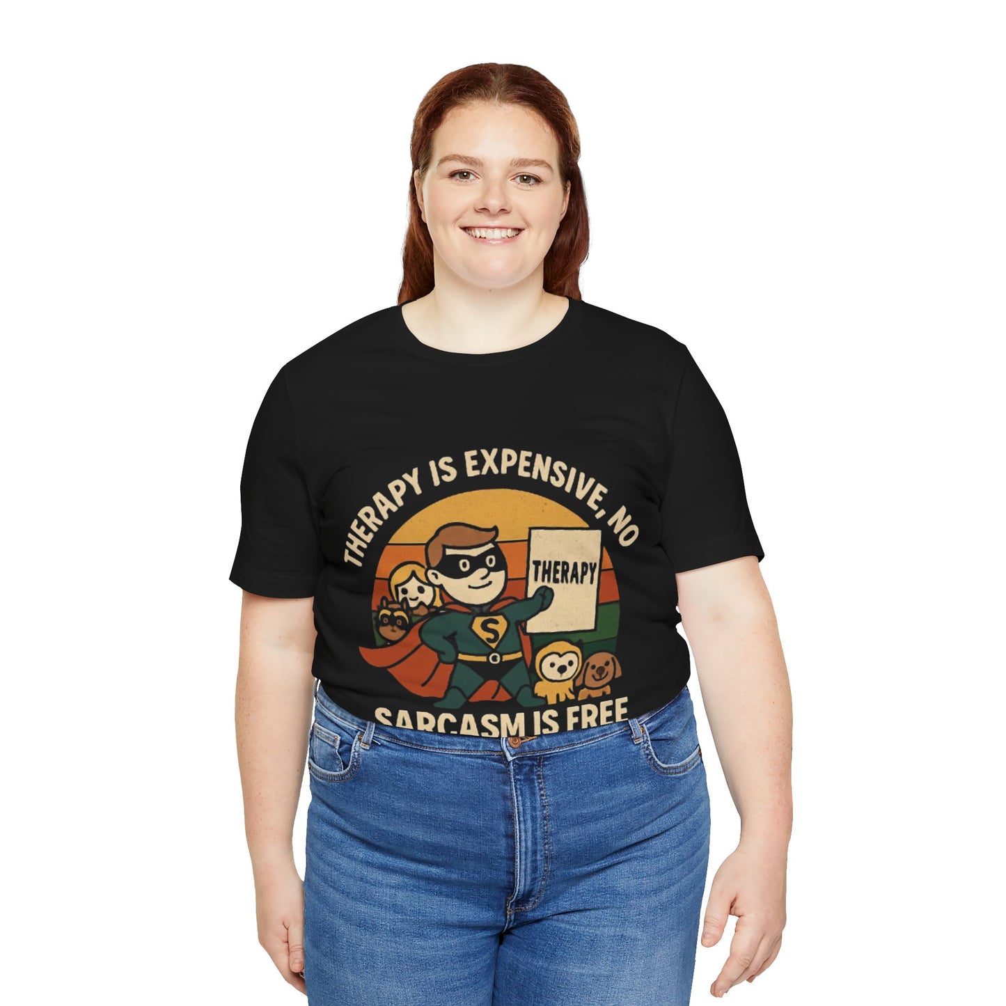 Therapy Humor Tee | Unisex Jersey Short Sleeve Tee, Mental Health Awareness