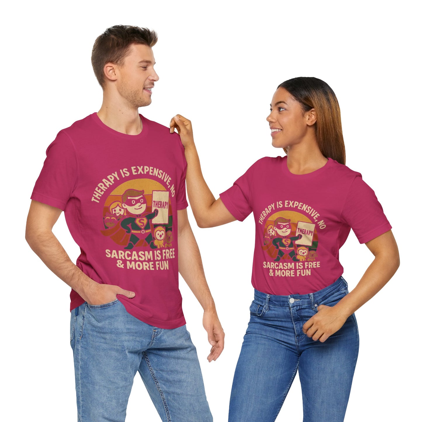 Therapy Humor Tee | Unisex Jersey Short Sleeve Tee, Mental Health Awareness