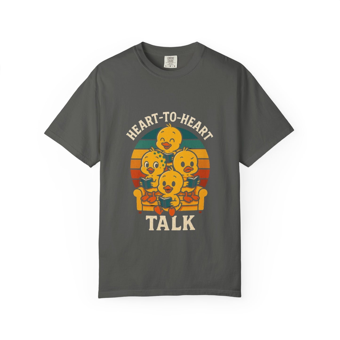 Unisex Garment-Dyed T-Shirt -Heart-to-Heart Talk