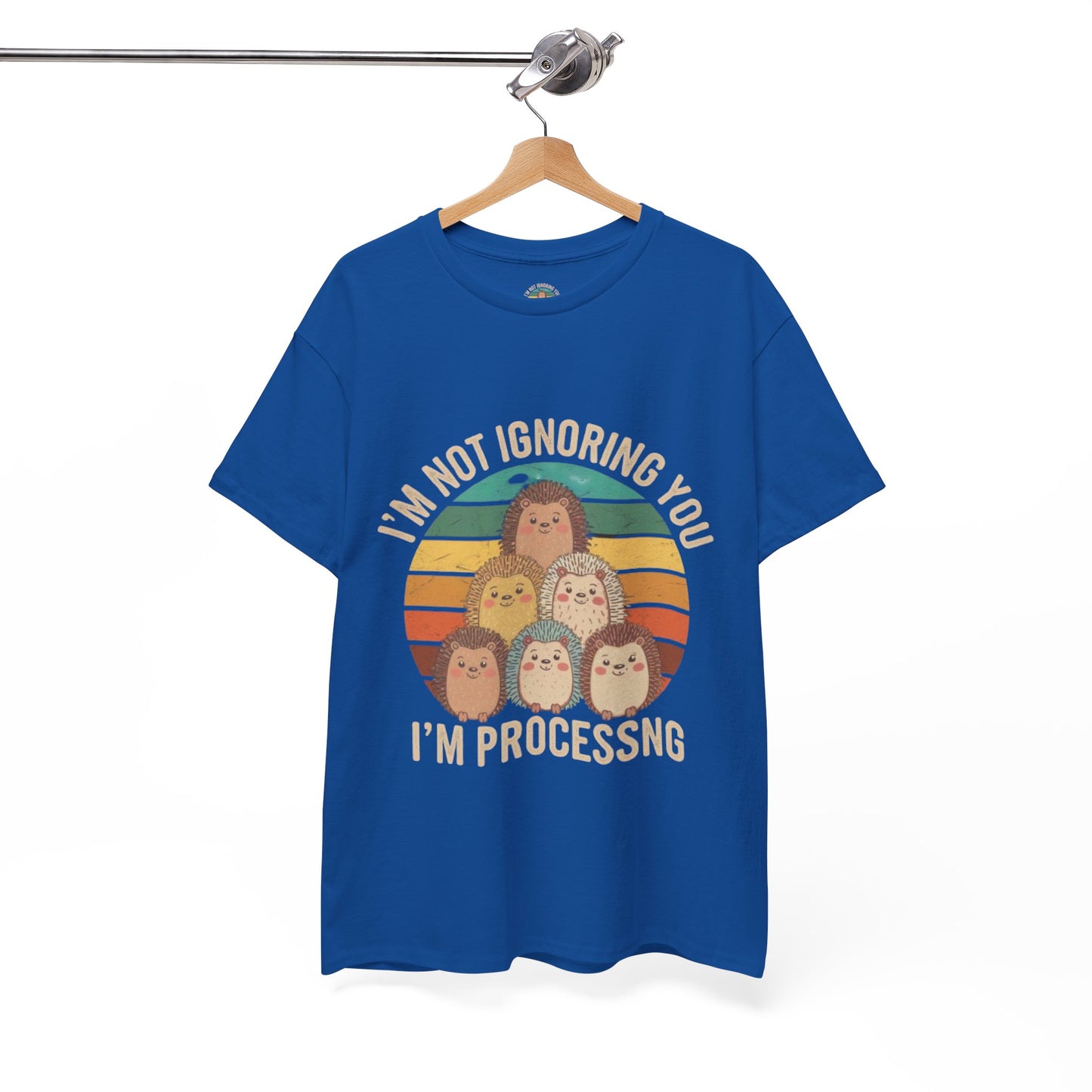 Funny Psychology Unisex Tee - 'I'm Not Ignoring You, I'm Processing'