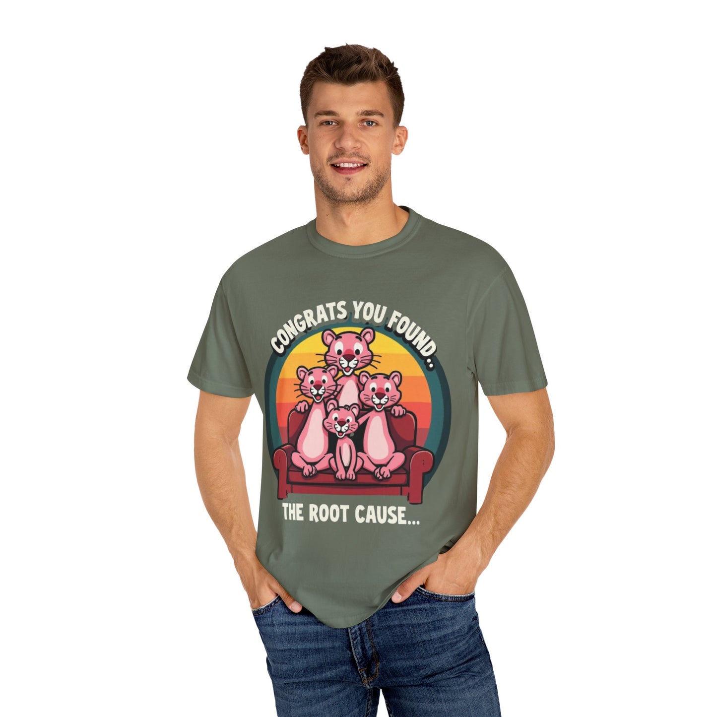 Unisex Garment-Dyed T-Shirt - Root Cause
