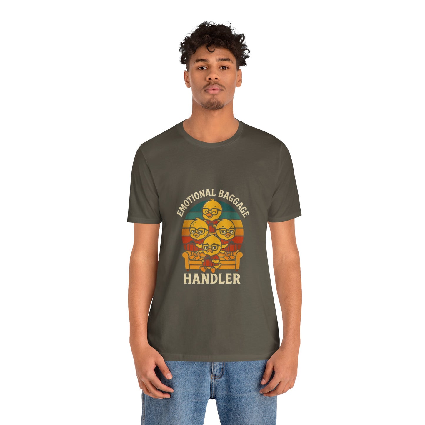 Unisex Jersey Short Sleeve T-Shirt - Emotional Baggage Handler