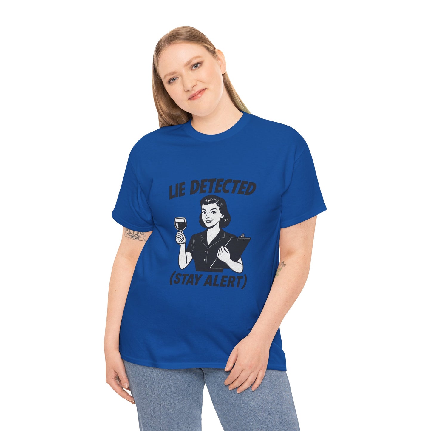 Funny Lie Detected Unisex Tee