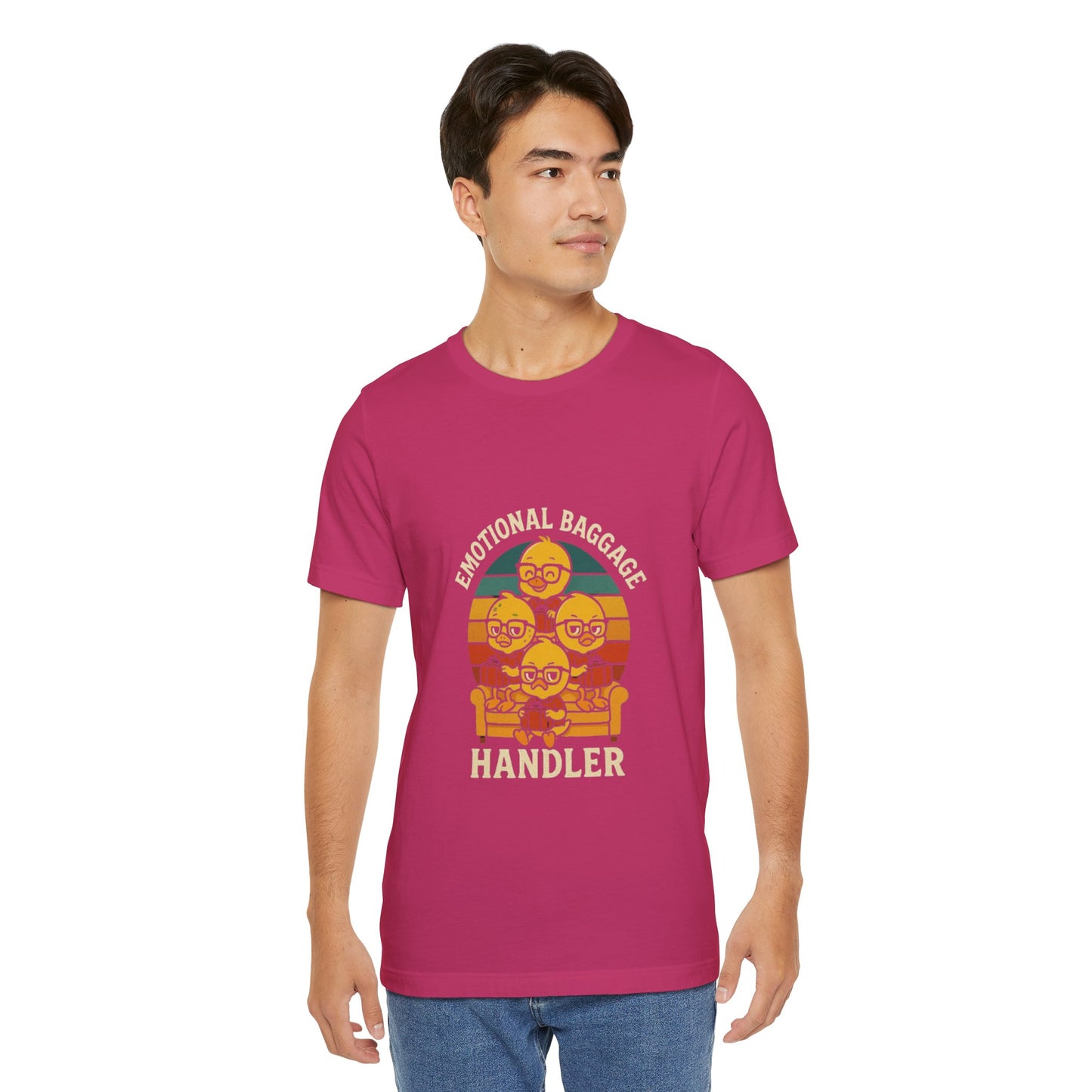 Unisex Jersey Short Sleeve T-Shirt - Emotional Baggage Handler