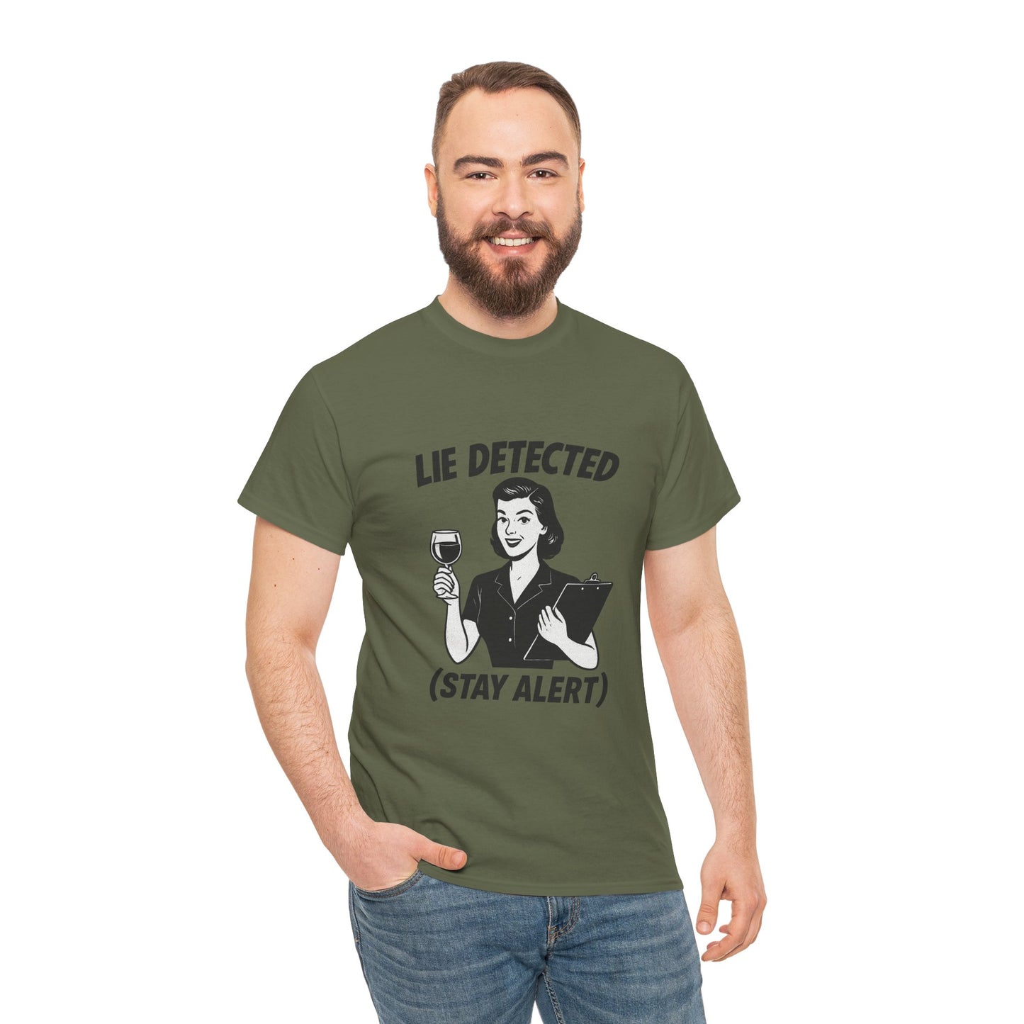 Funny Lie Detected Unisex Tee