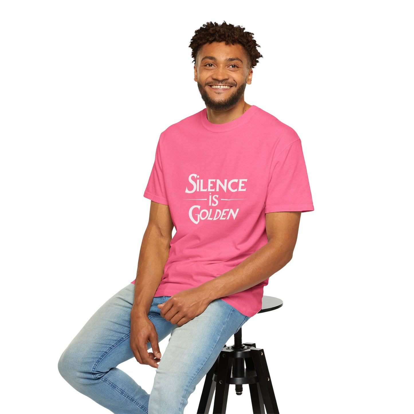 Unisex Garment-Dyed T-Shirt | Silence is Golden