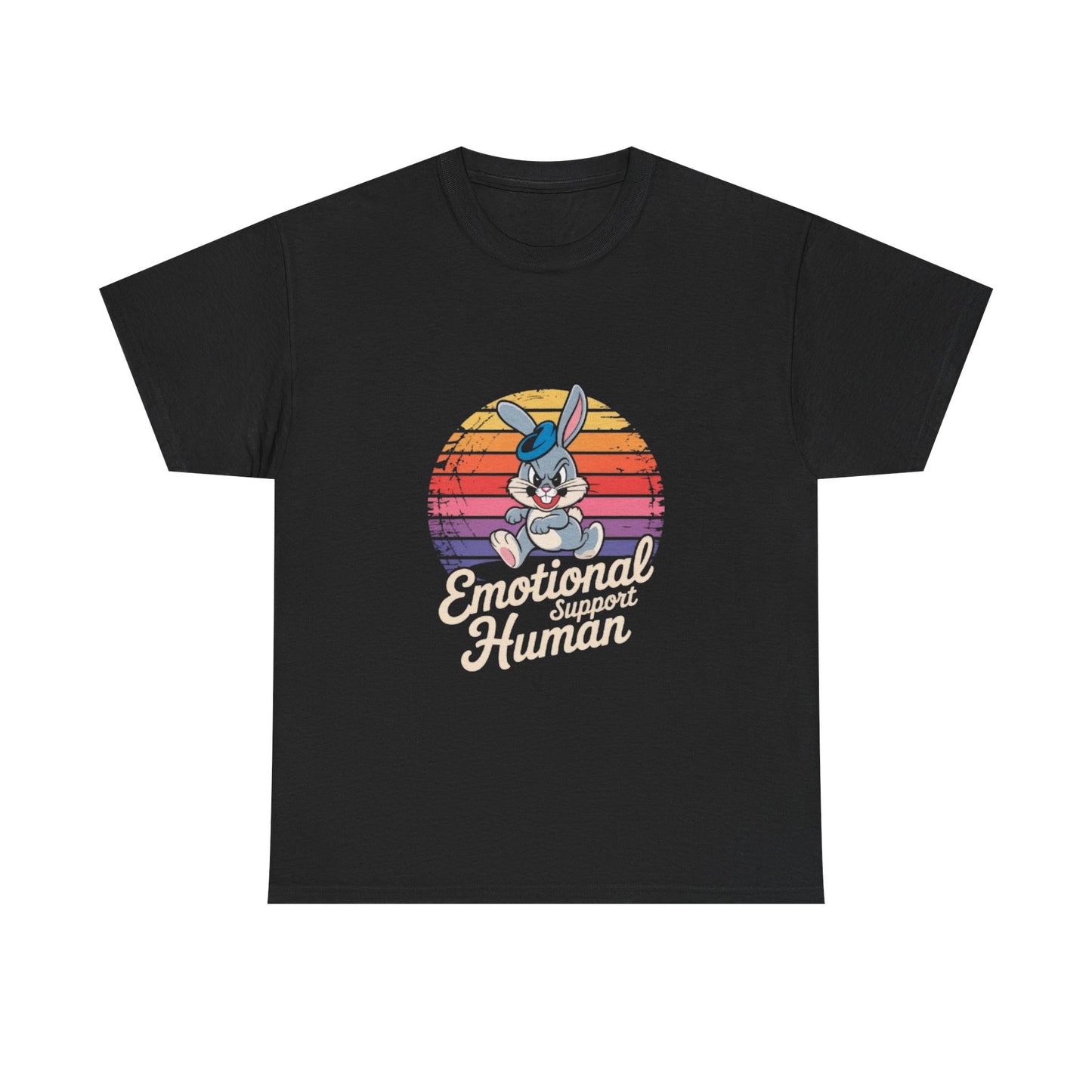 Unisex Heavy Cotton T-Shirt -Emotional Support Human Tee