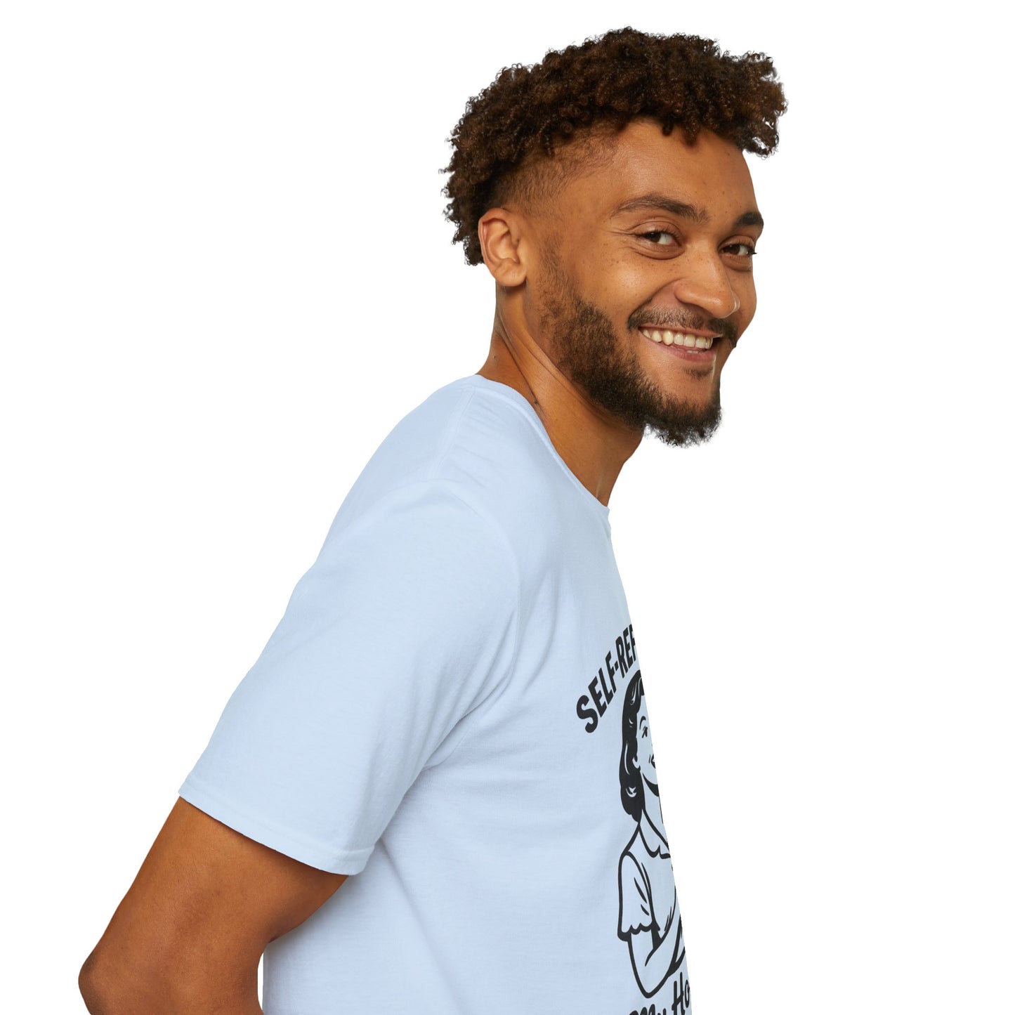 Self-Reflection Motivational Unisex T-Shirt, Self-Care Gift