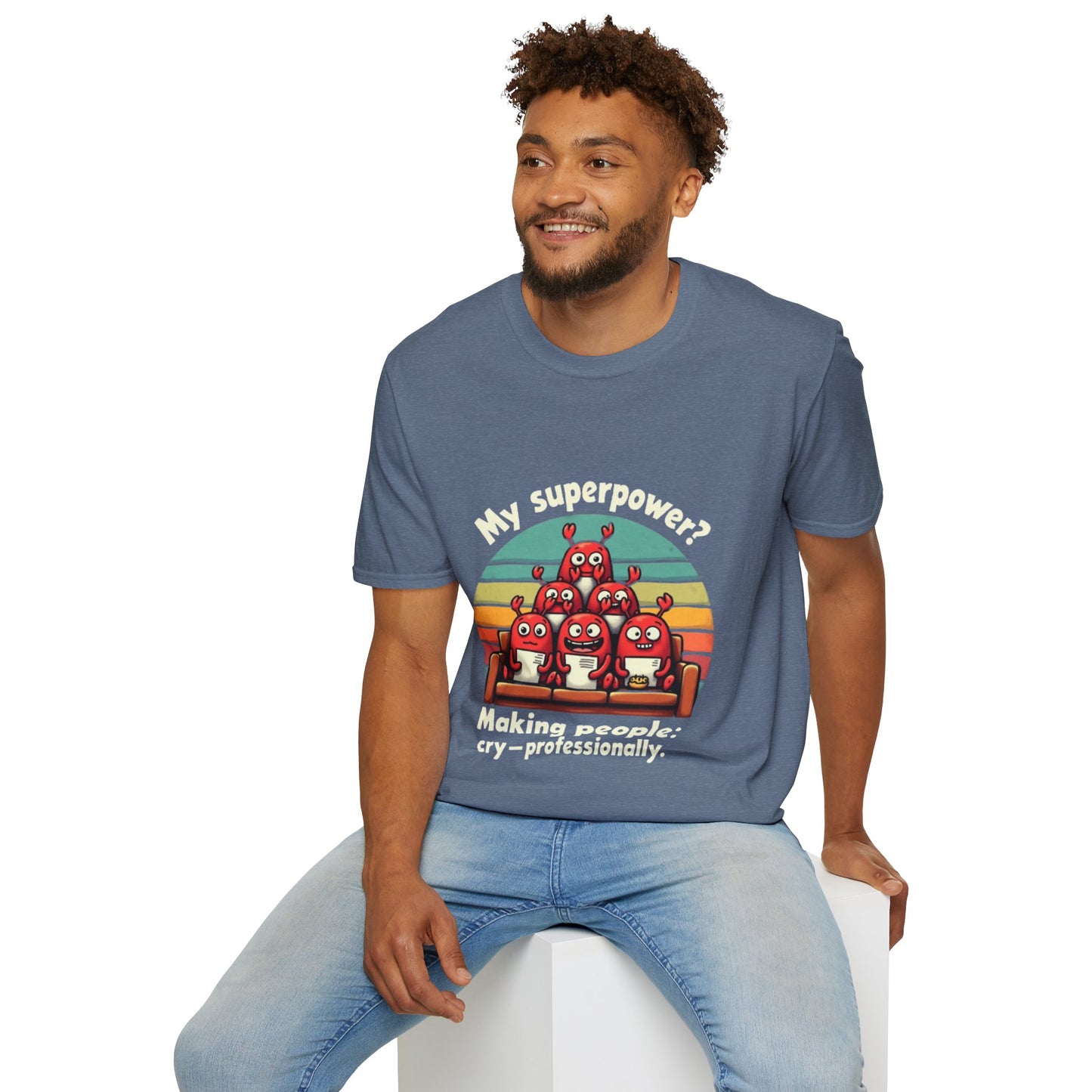 Funny Unisex Softstyle Tee -My Superpower
