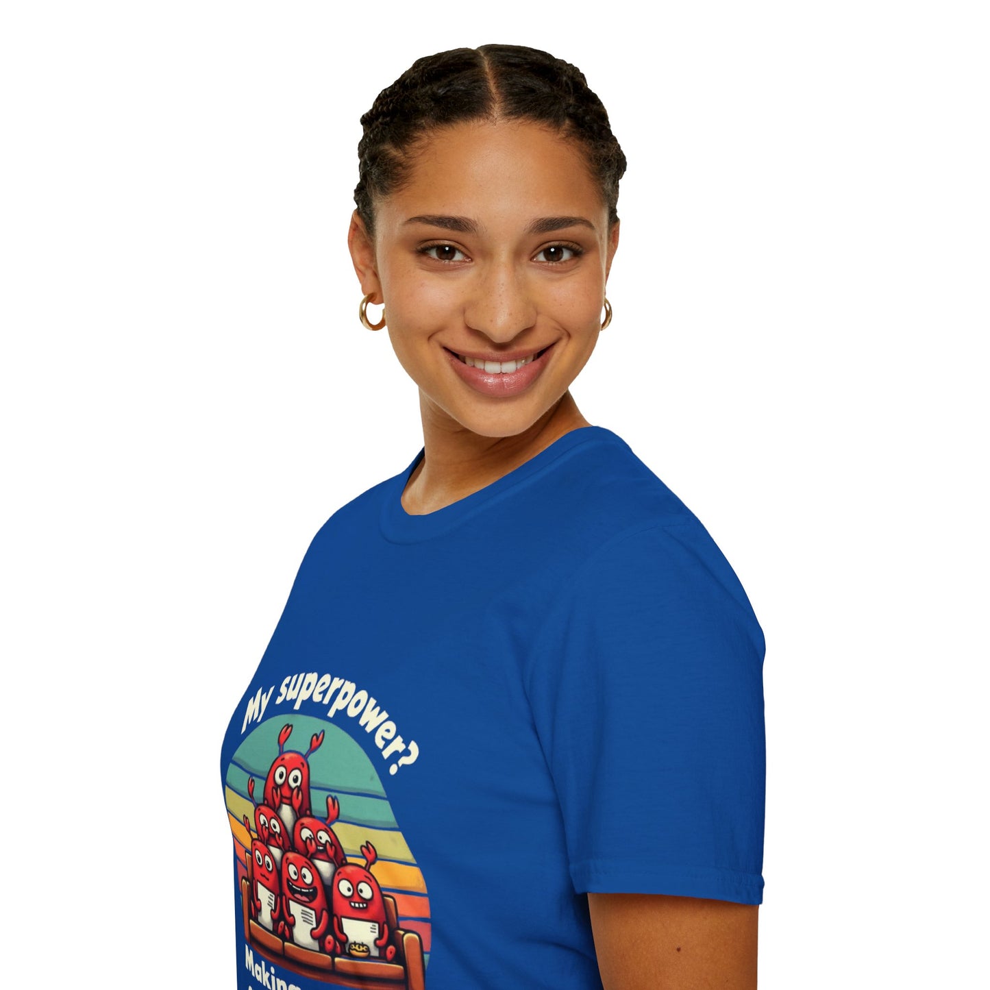 Funny Unisex Softstyle Tee -My Superpower