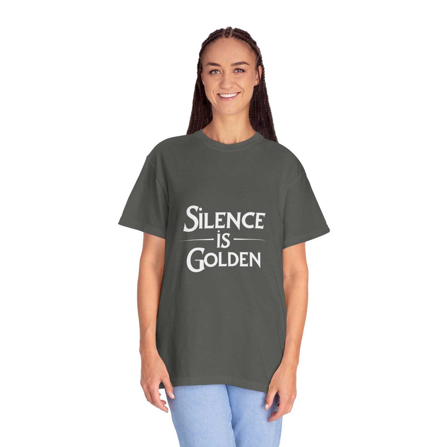 Unisex Garment-Dyed T-Shirt | Silence is Golden