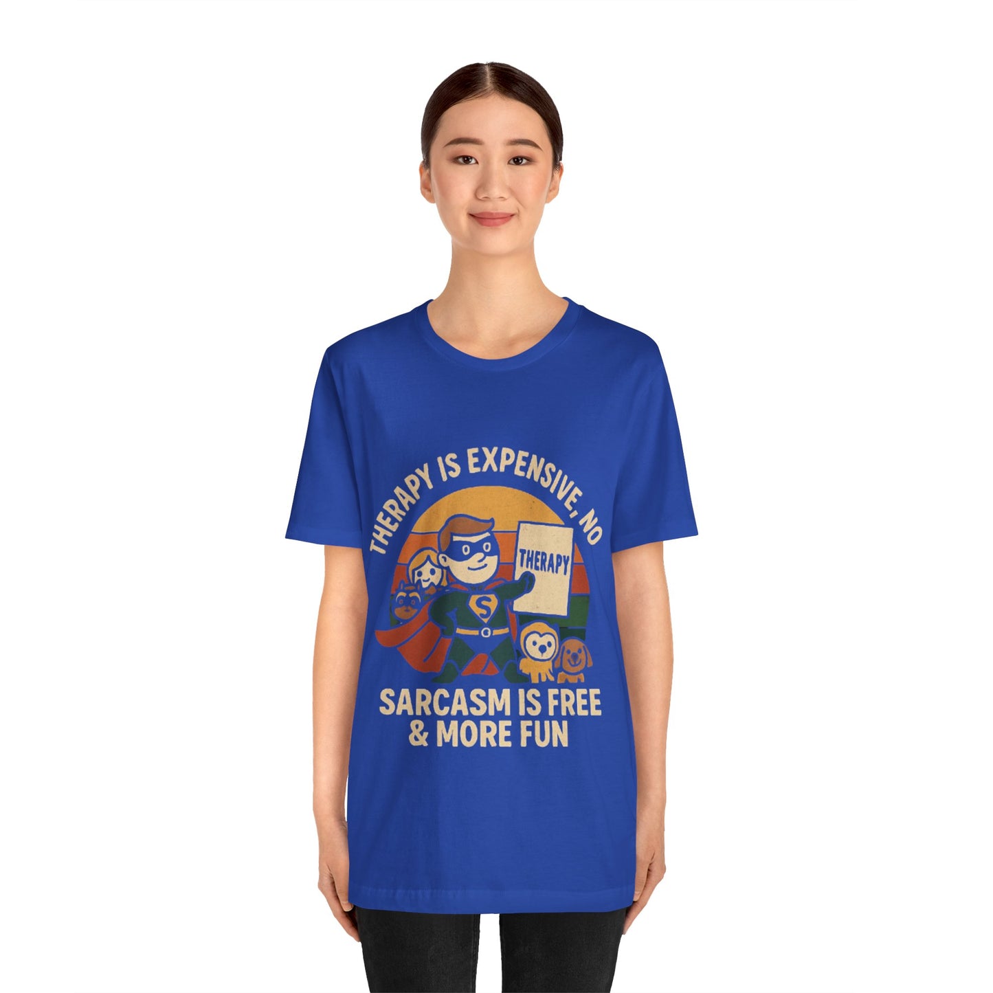 Therapy Humor Tee | Unisex Jersey Short Sleeve Tee, Mental Health Awareness