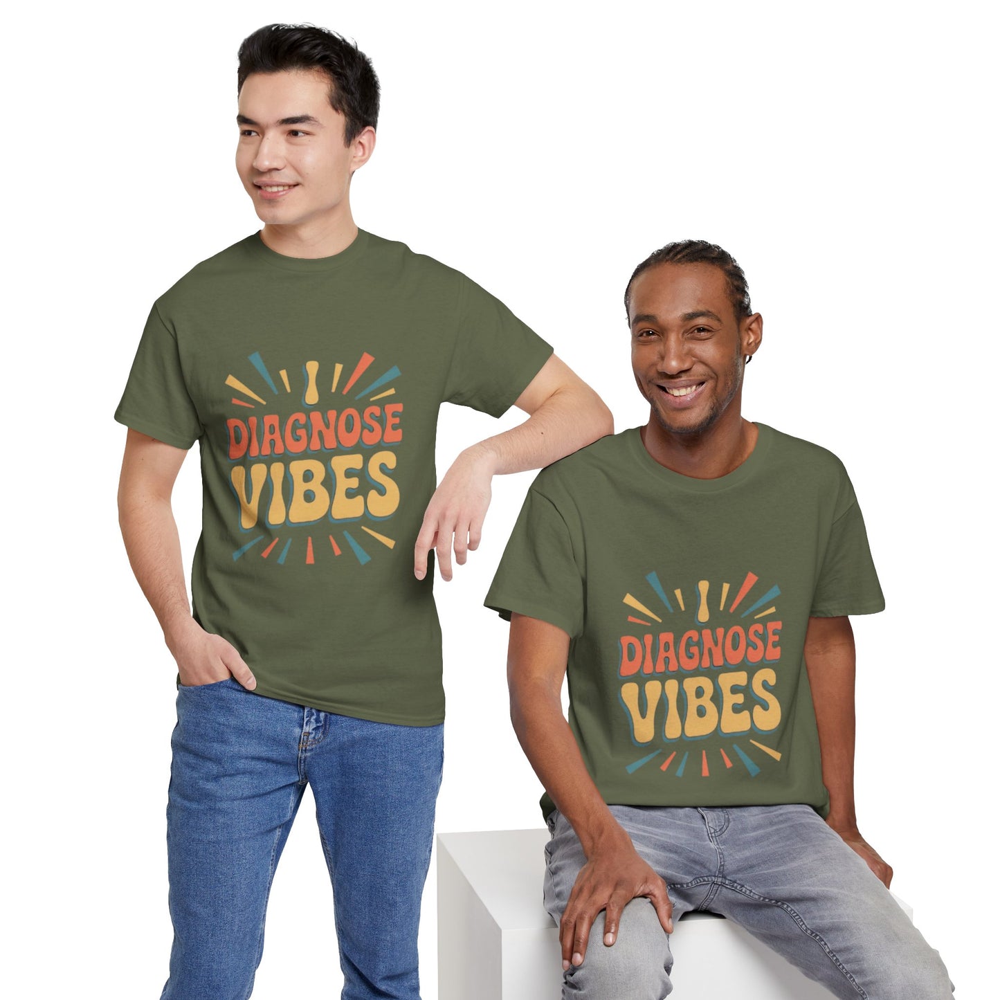 Unisex Diagnose Vibes Tee, Casual T-Shirt