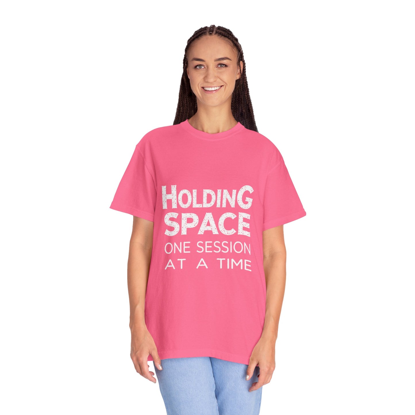 Unisex Garment-Dyed T-shirt -Holding Space