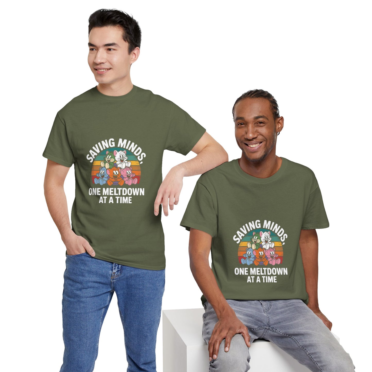 Unisex Heavy Cotton Tee - Saving Minds