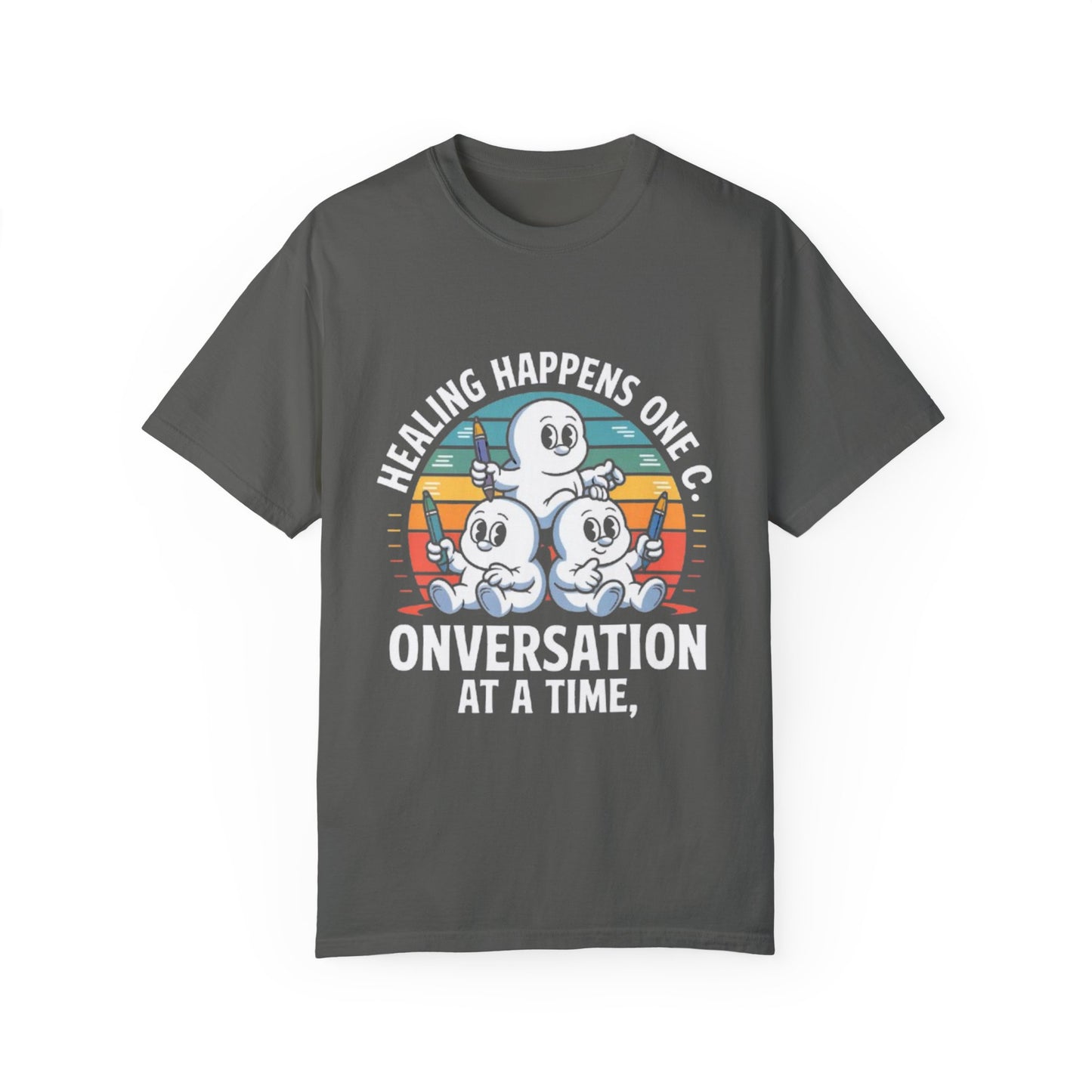 Unisex Garment-Dyed T-shirt - Healing Happens
