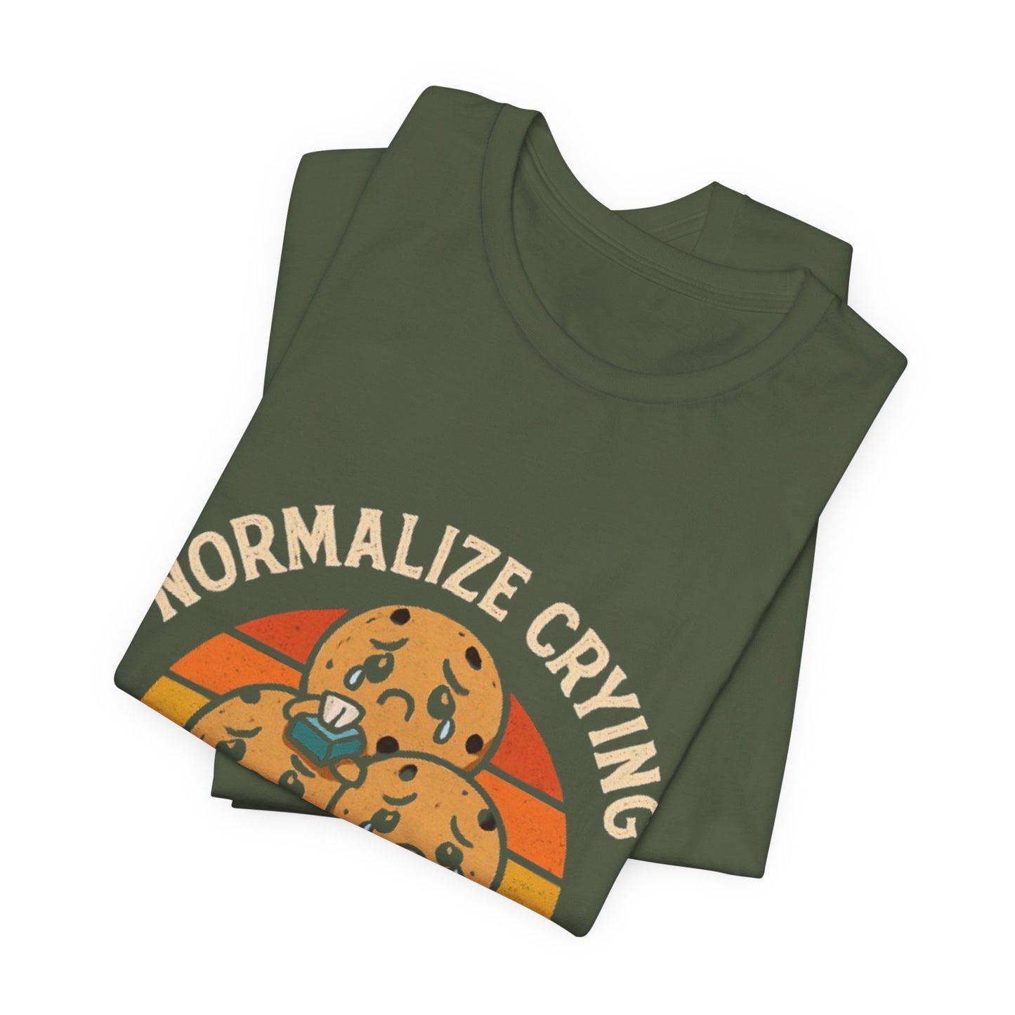 Normalize Crying Unisex Tee - Fun Snack Aisle Shirt, Counselor Humour