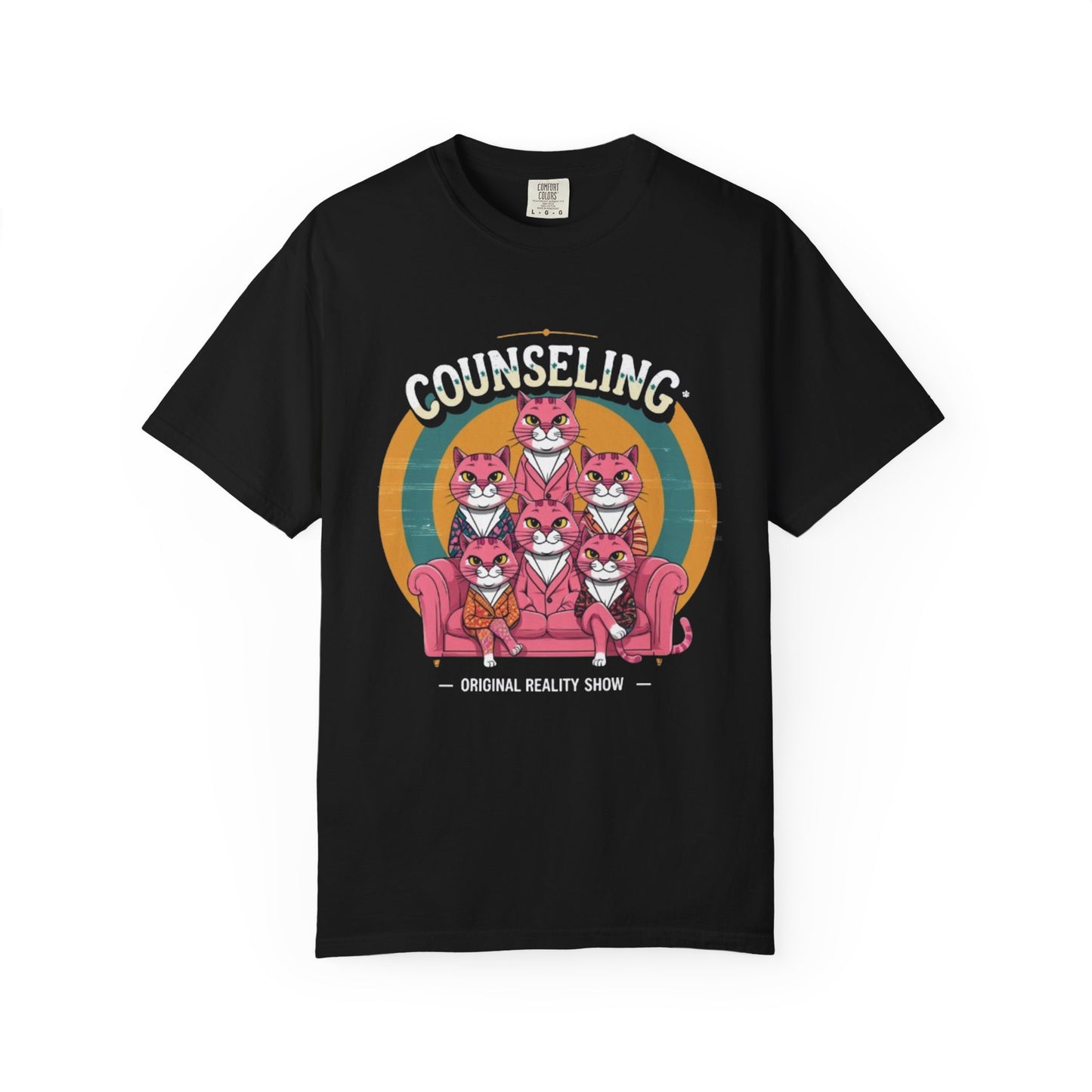 Unisex Garment-Dyed T-Shirt -Counseling Cats