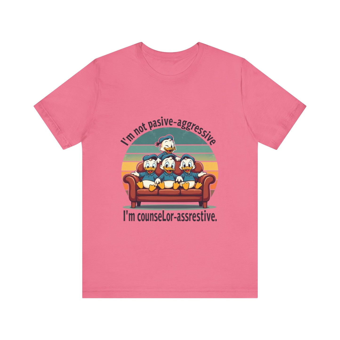 Unisex Jersey Short Sleeve T-Shirt -Funny Counsel-Assertive Tee