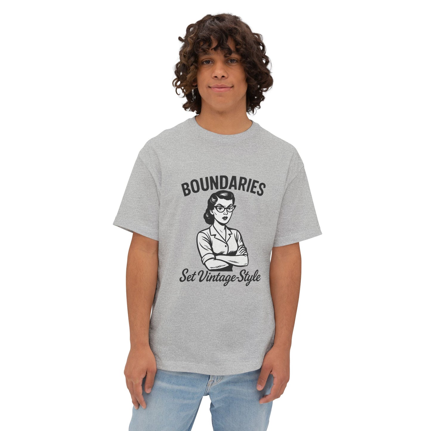Vintage Style Oversized Tee