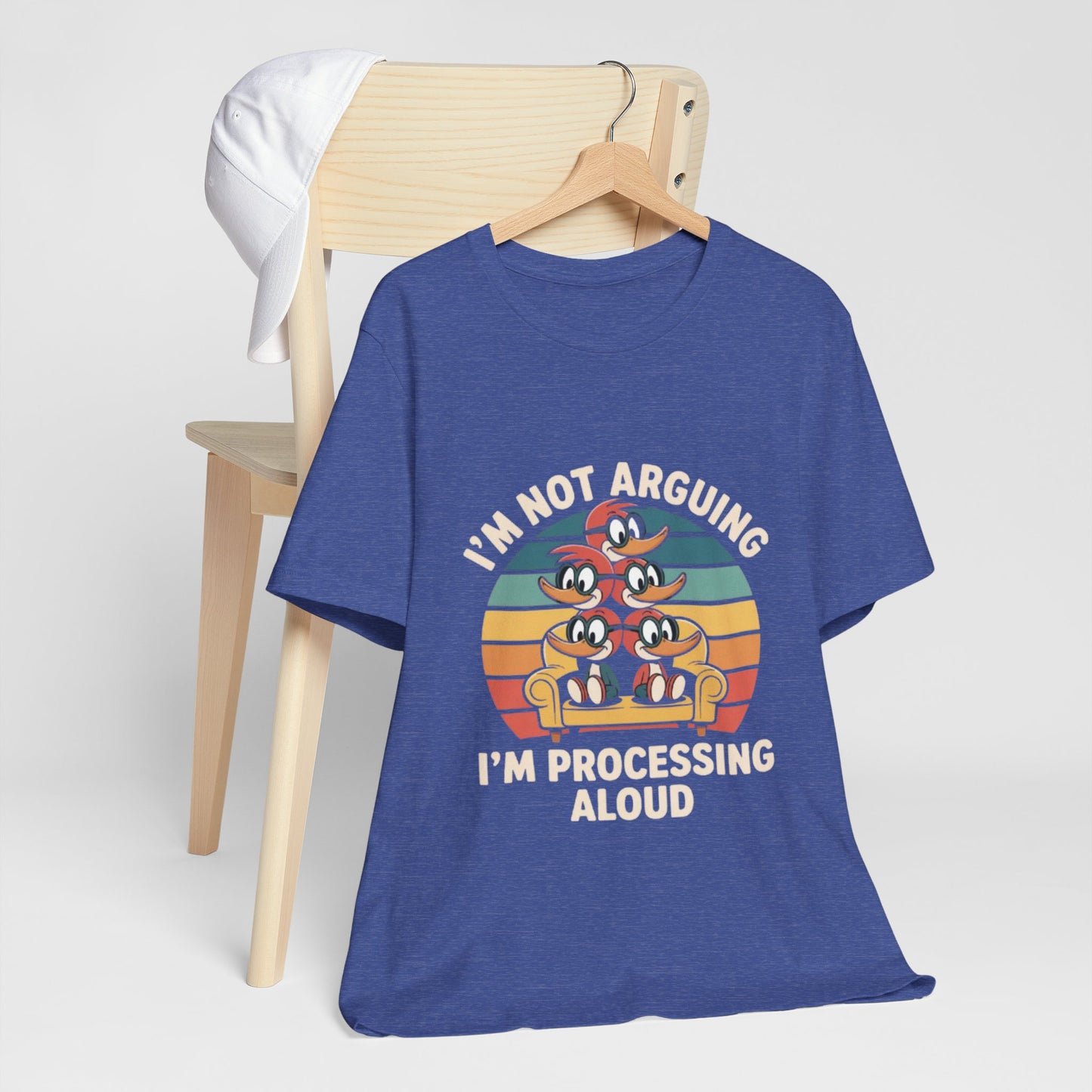 Unisex Jersey Tee - I'm Not Arguing, I'm Processing Aloud