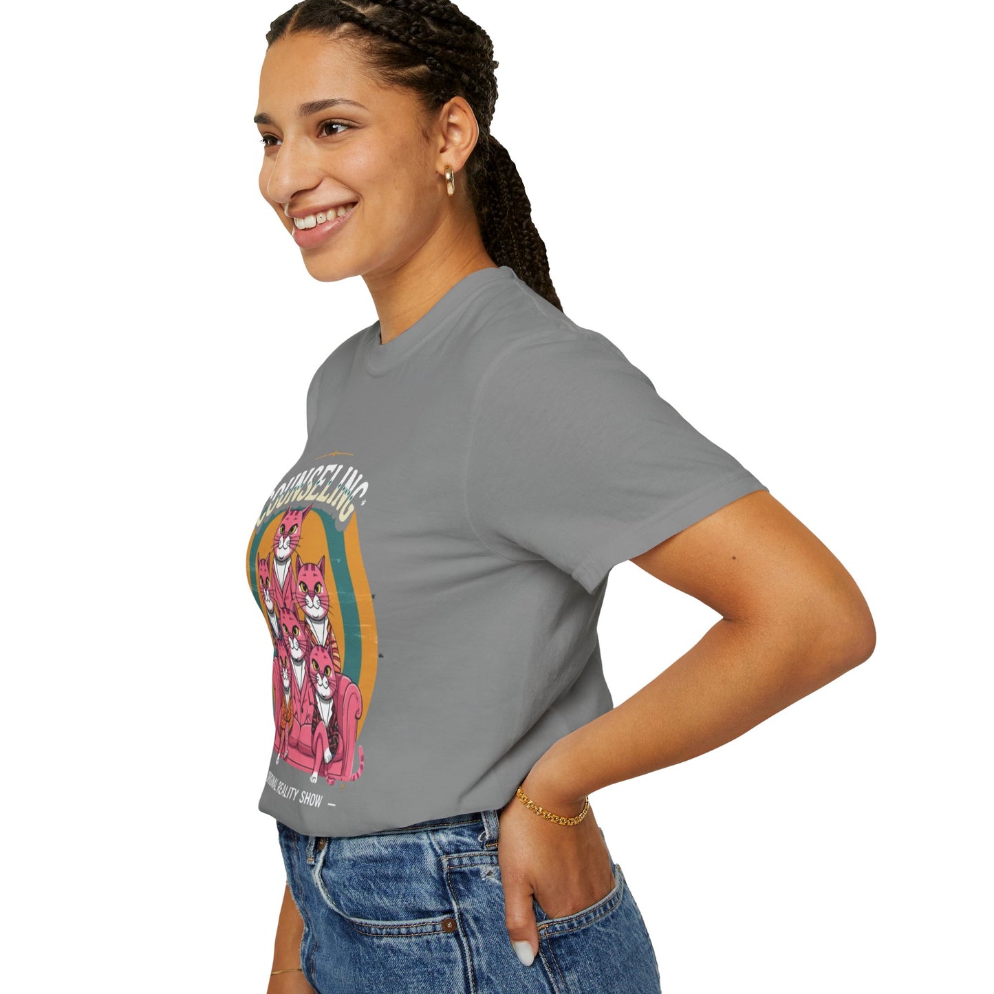Unisex Garment-Dyed T-Shirt -Counseling Cats