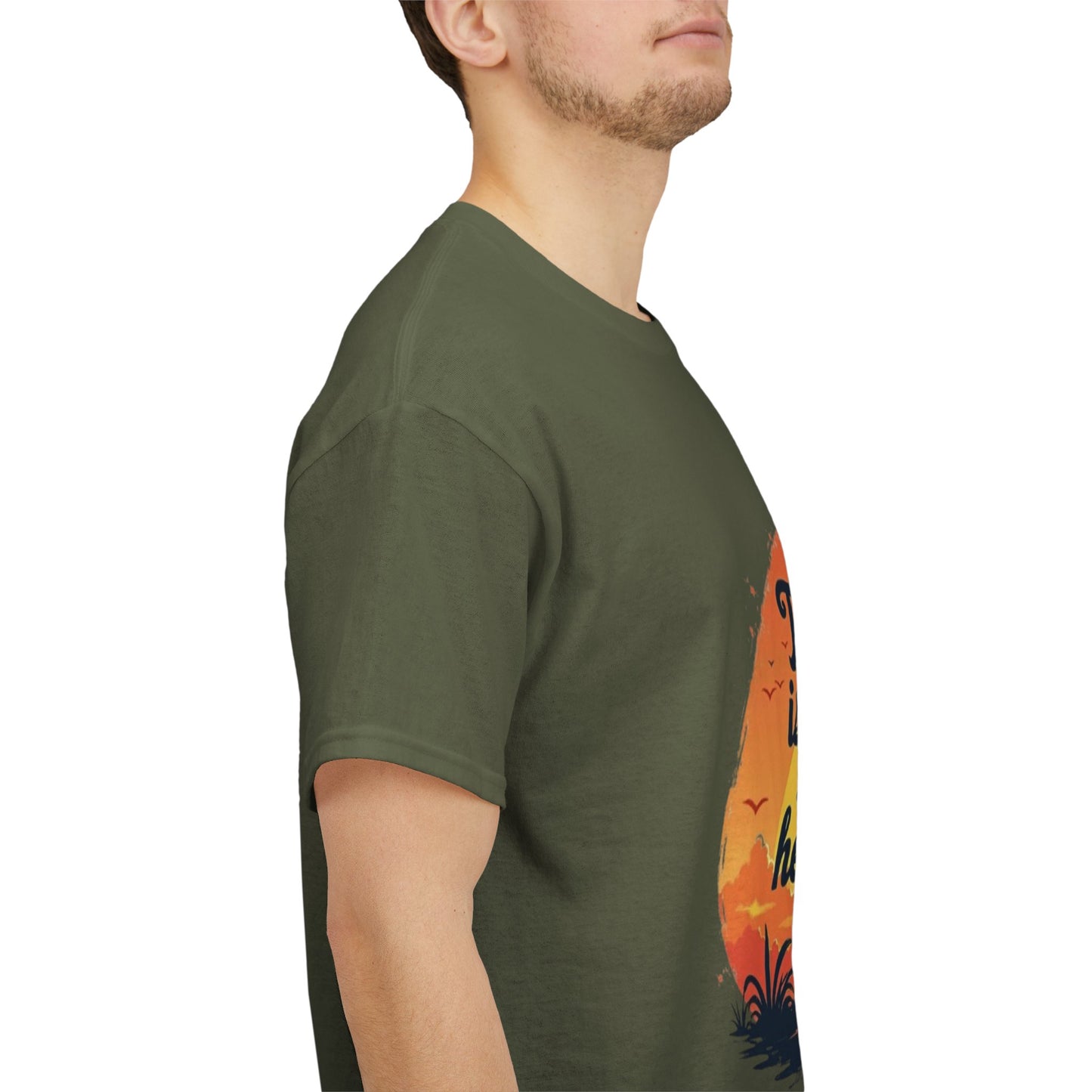 Unisex Heavy Cotton Tee - The Brain is Powerful' Inspirational T-Shirt