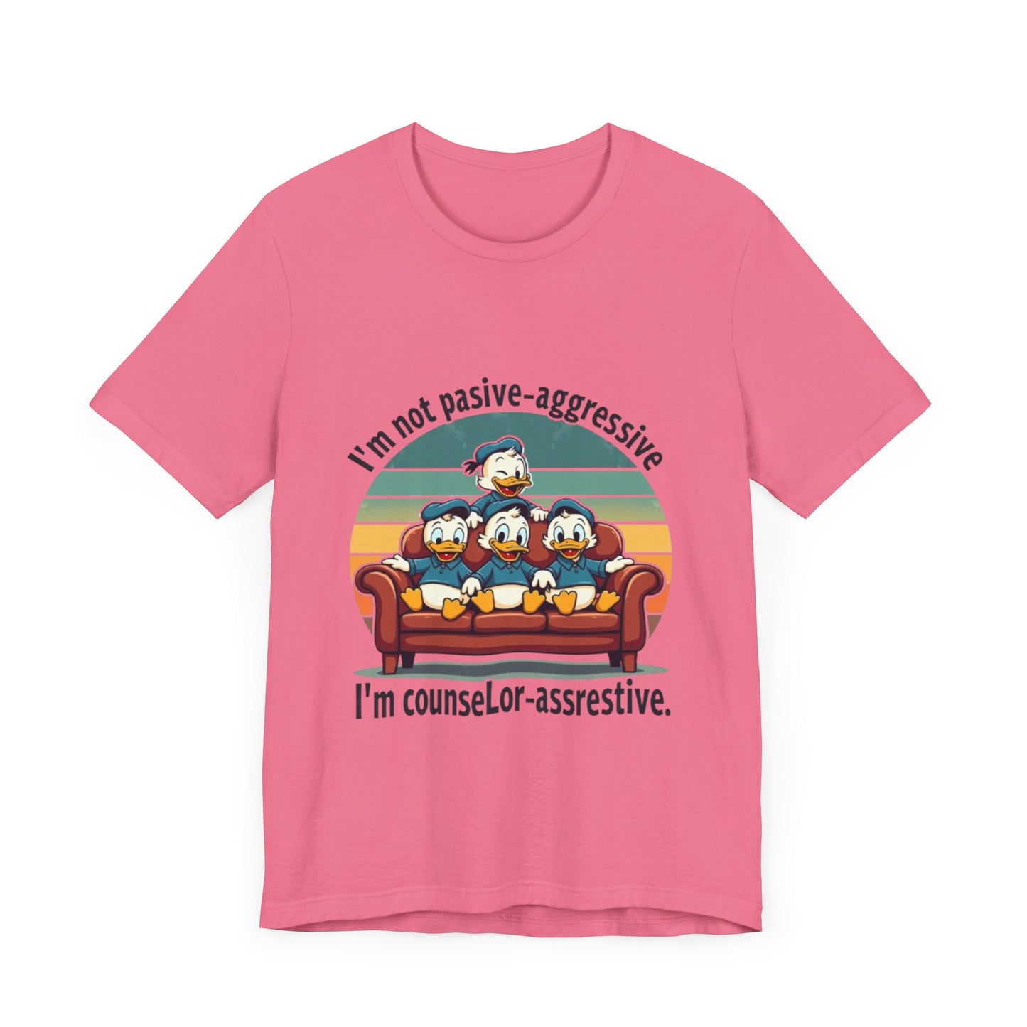 Unisex Jersey Short Sleeve T-Shirt -Funny Counsel-Assertive Tee