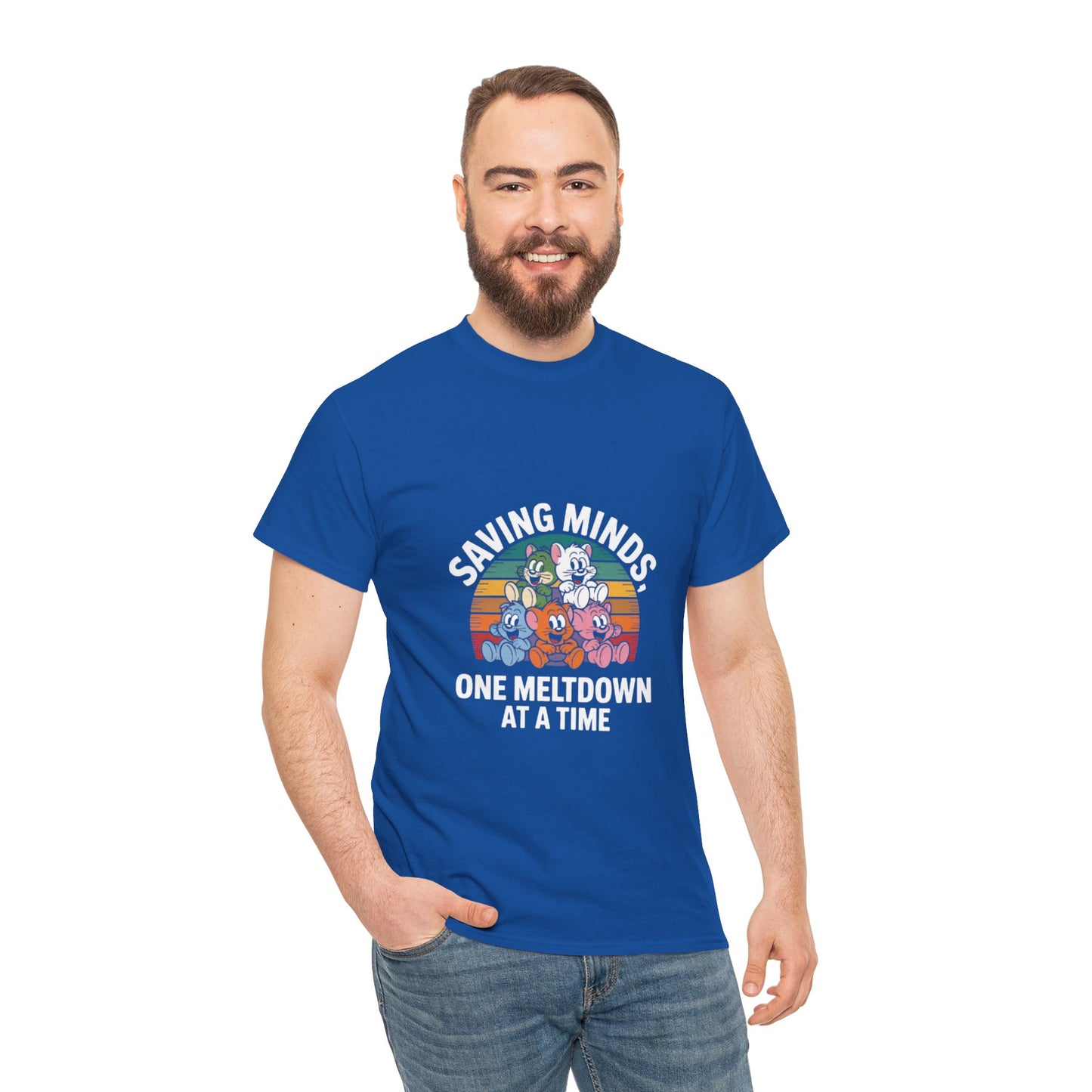 Unisex Heavy Cotton Tee - Saving Minds
