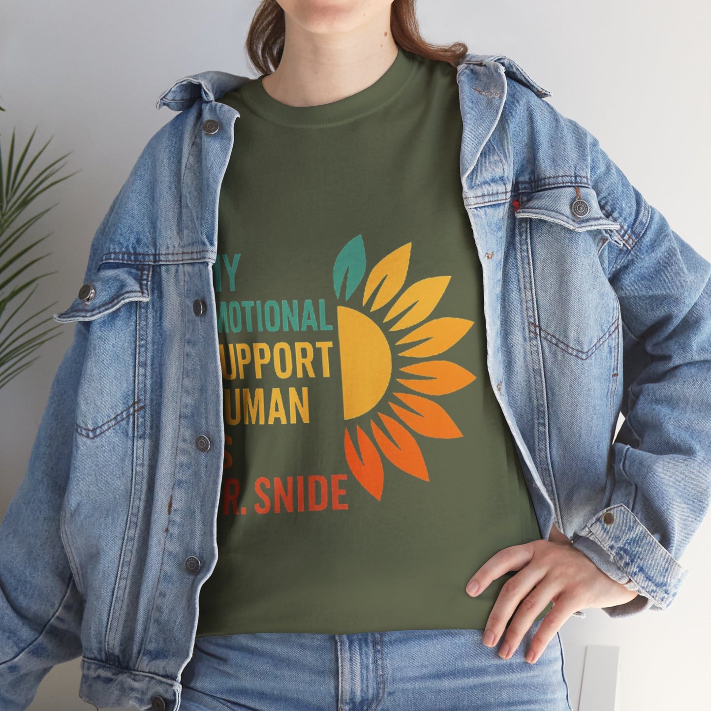 Emotional Support Unisex Tee | Heavy Cotton T-Shirt