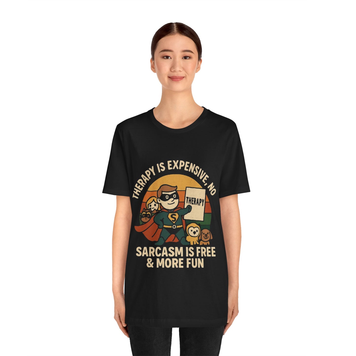 Therapy Humor Tee | Unisex Jersey Short Sleeve Tee, Mental Health Awareness