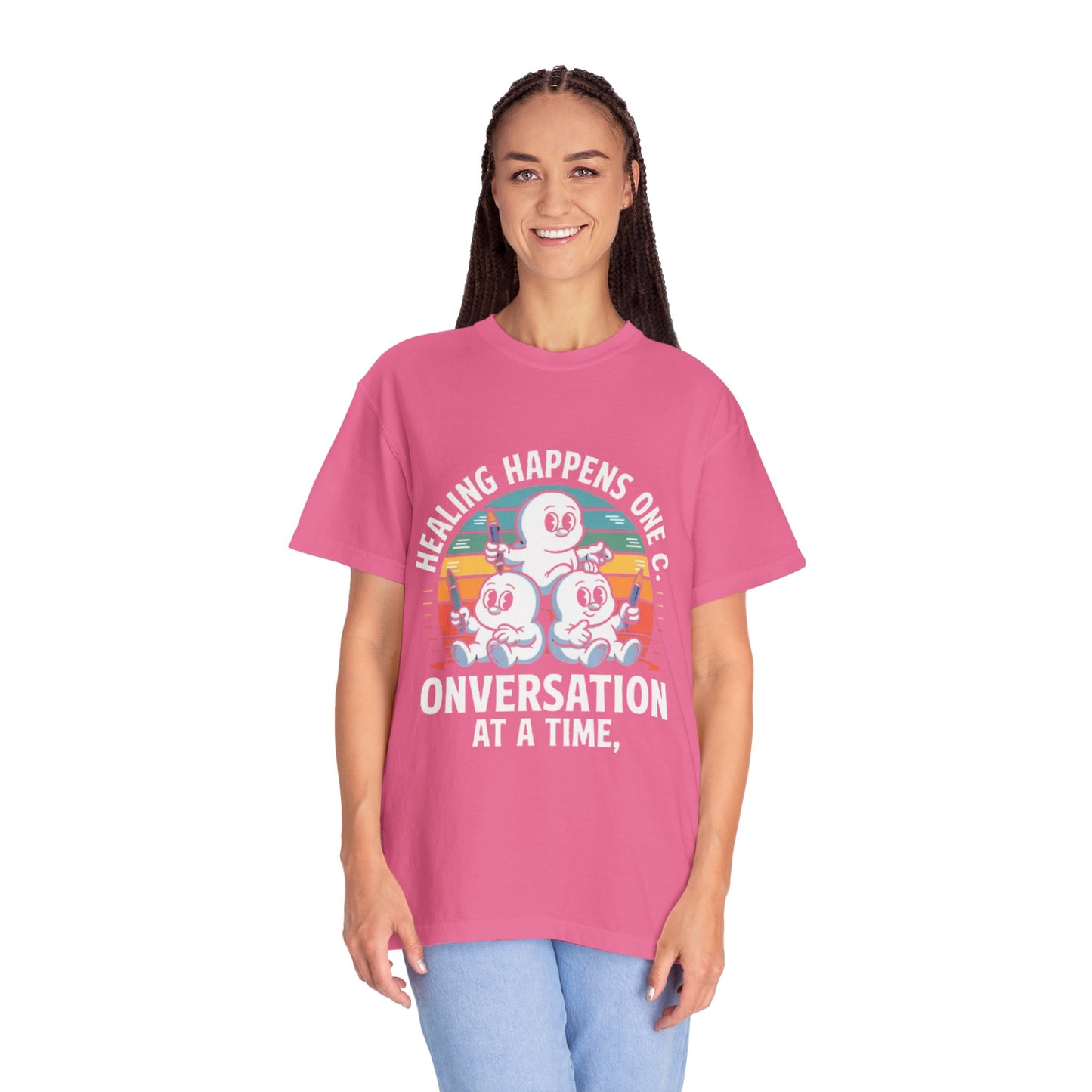 Unisex Garment-Dyed T-shirt - Healing Happens