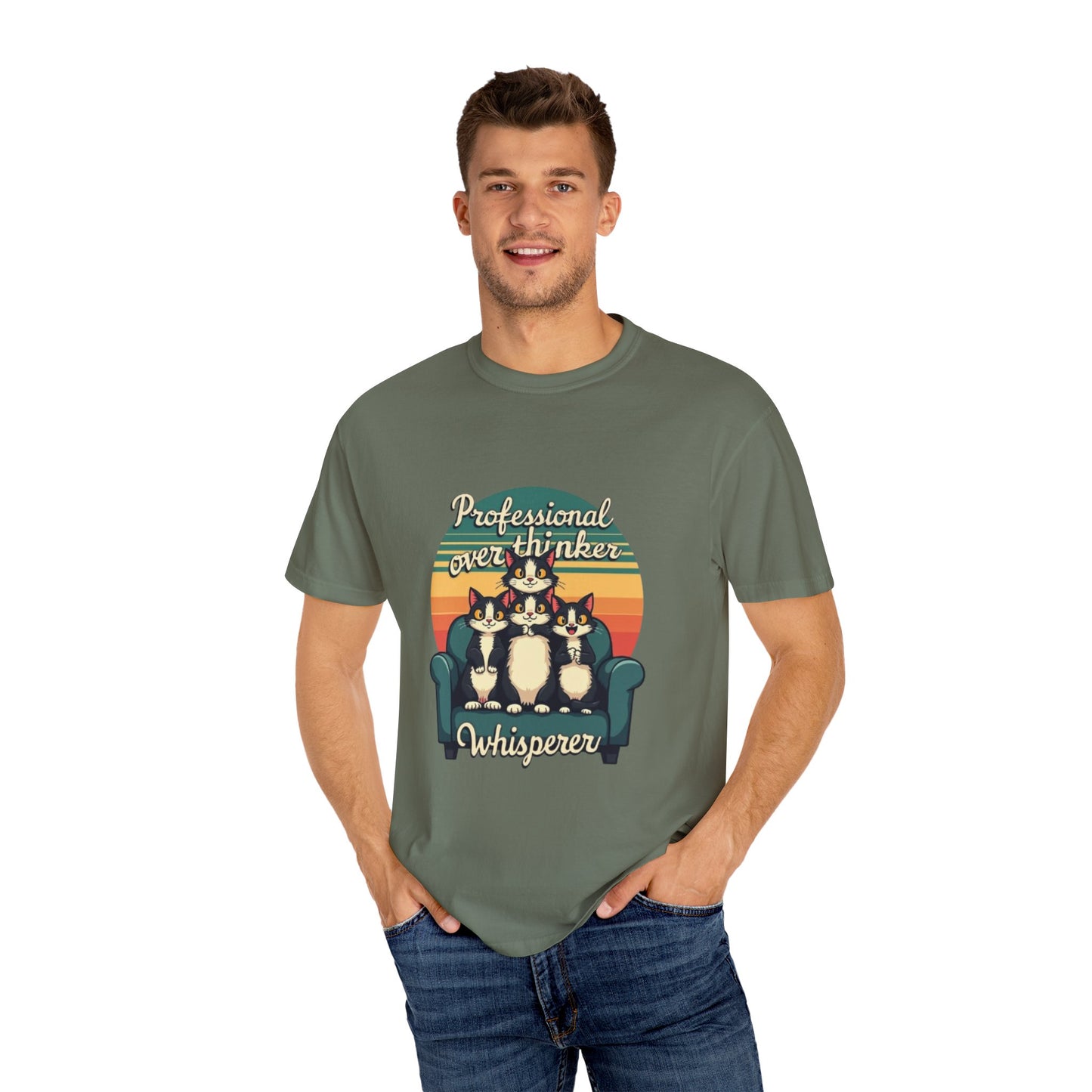 Unisex Garment-Dyed Tee -Professional Overthinker